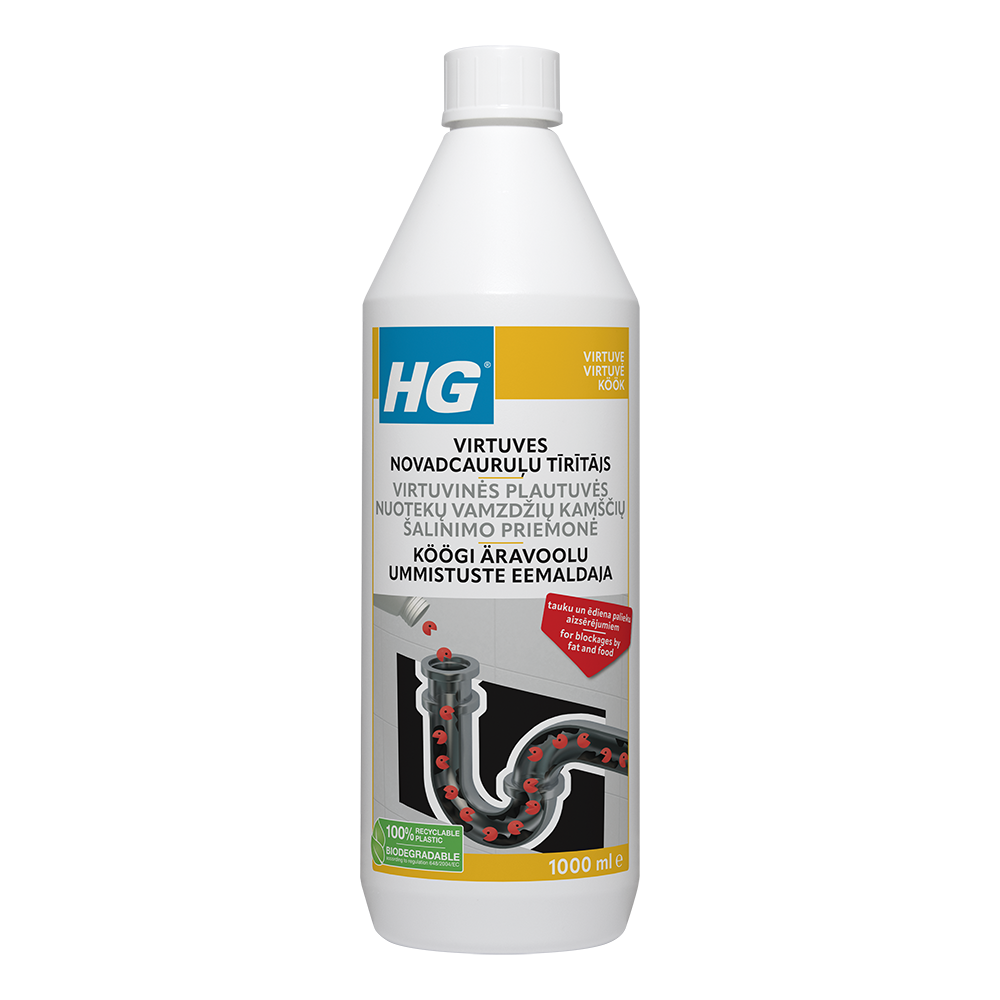 Desatascador de desagües de cocina HG - 1L