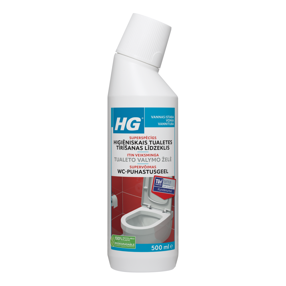 HG toilet cleaner gel super powerful - 500 ml