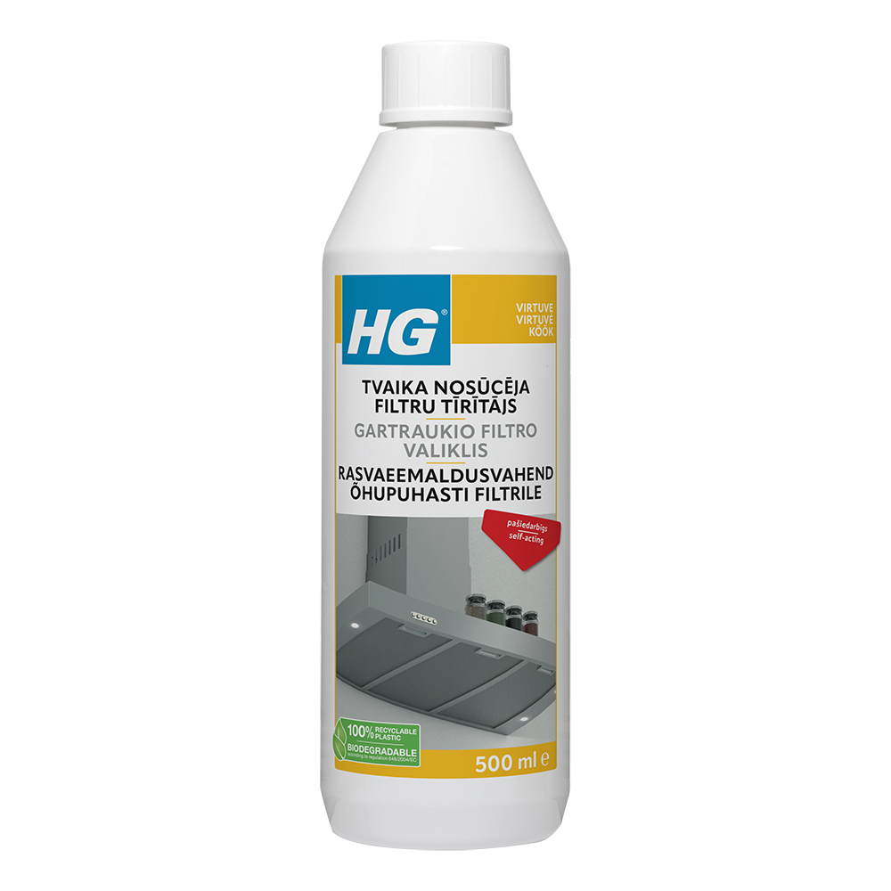 HG liesituulettimen suodattimen rasvanpoistoaine - 500 ml