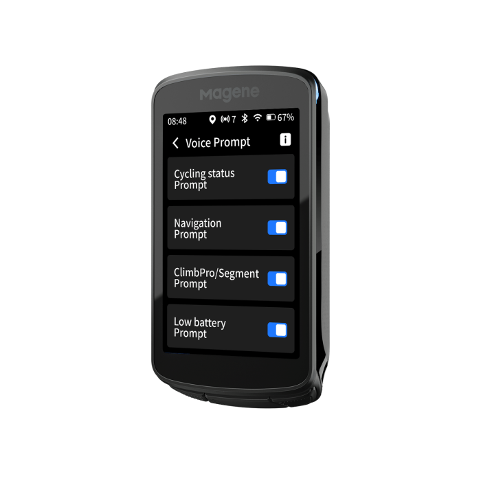 MAGENE C706 Smart GPS Bike Computer - black