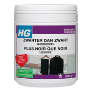 HG detergente speciale nero più nero per lavaggi scuri - 500 g