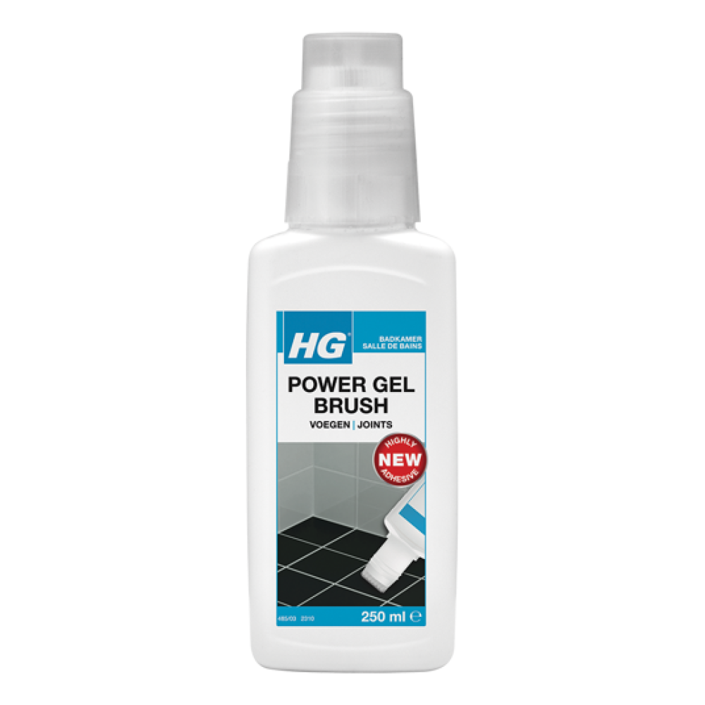 HG extra strength tile grout cleaning gel brush - 250ml