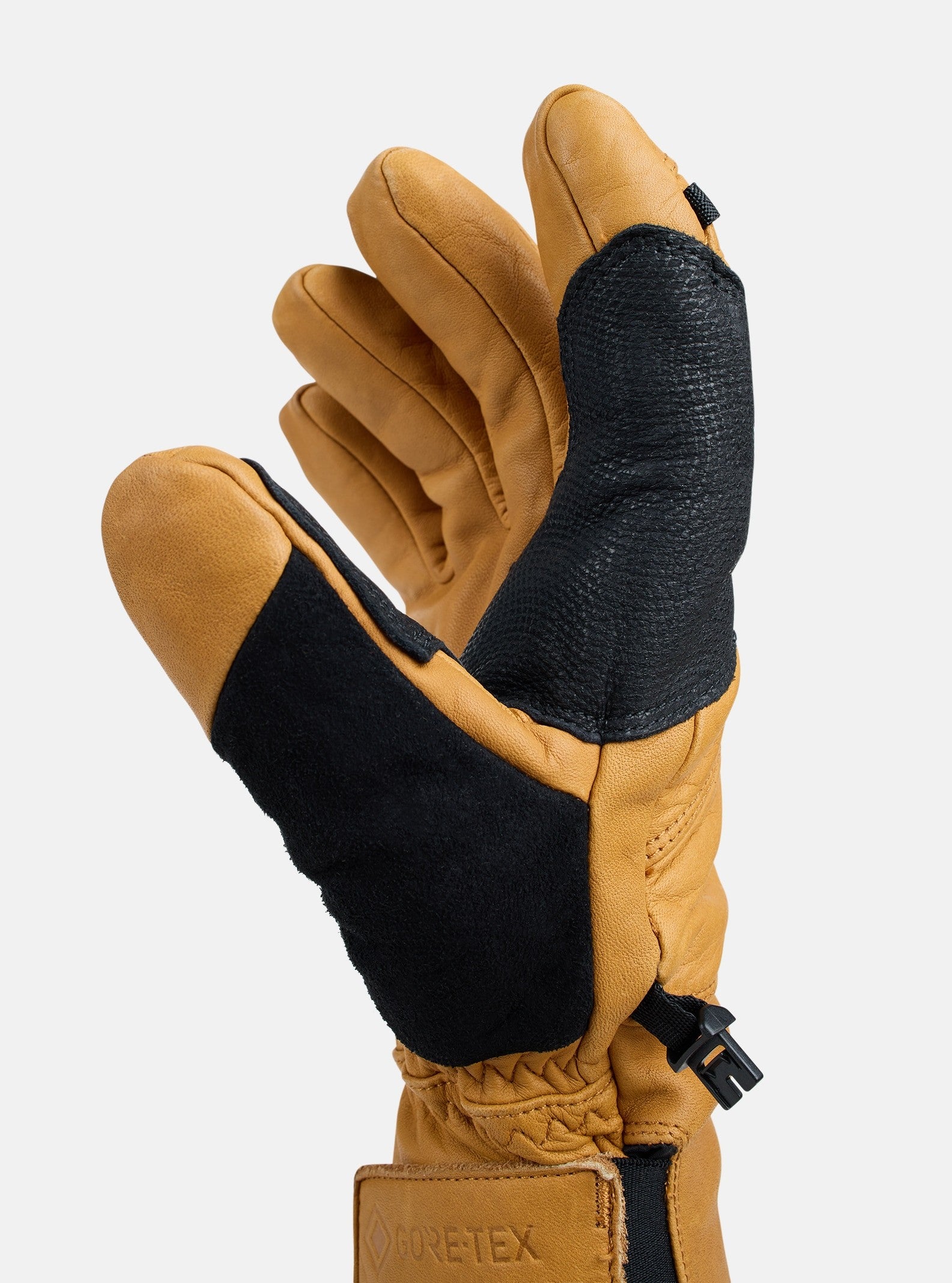 BURTON AK GORE CLUTCH LEATHER ski & snowboard winter gloves - brown - BURTON - Evelostore