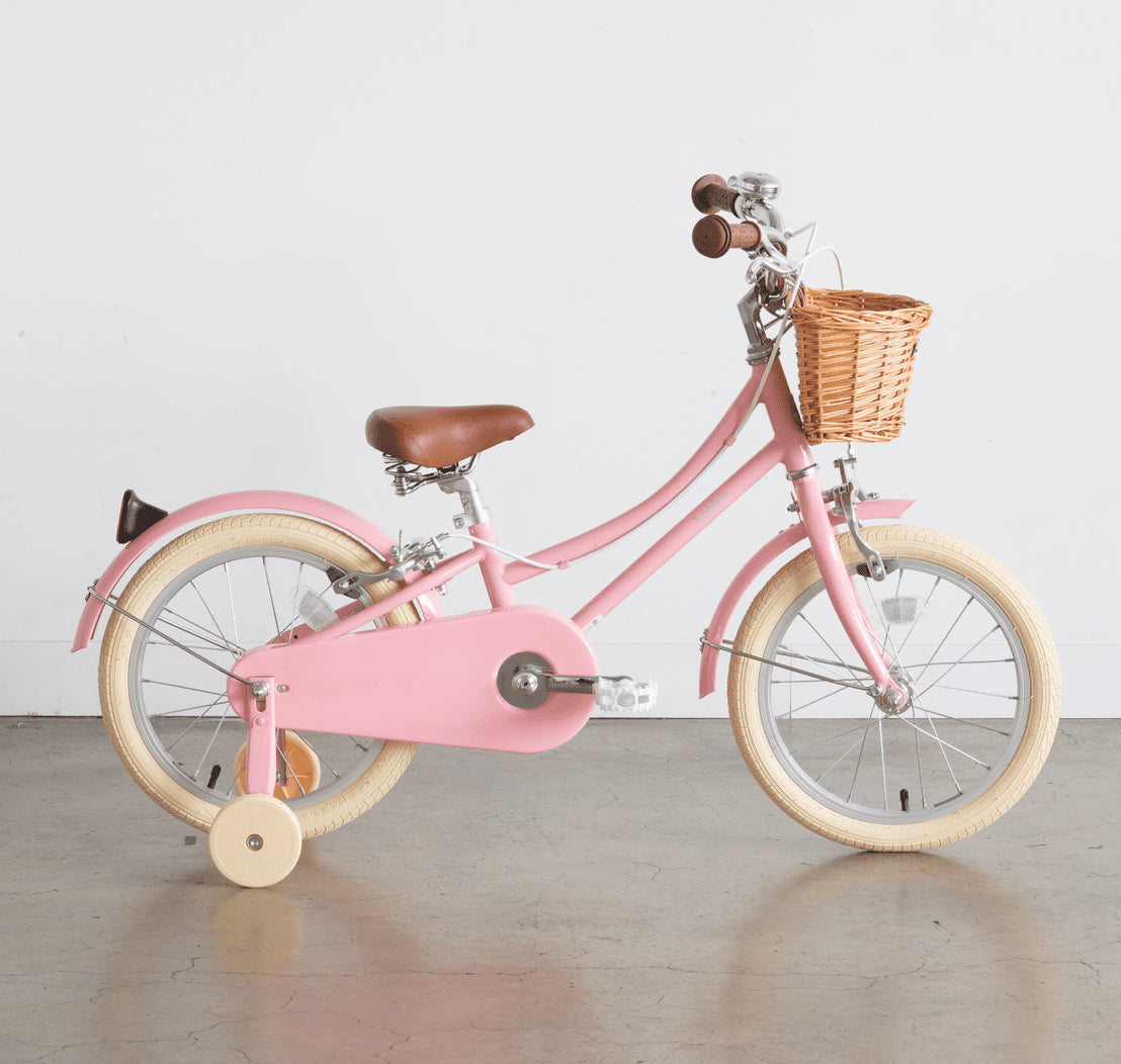 BOBBIN GINGERSNAP 16 children bicycle - blossom pink - BOBBIN - Evelostore
