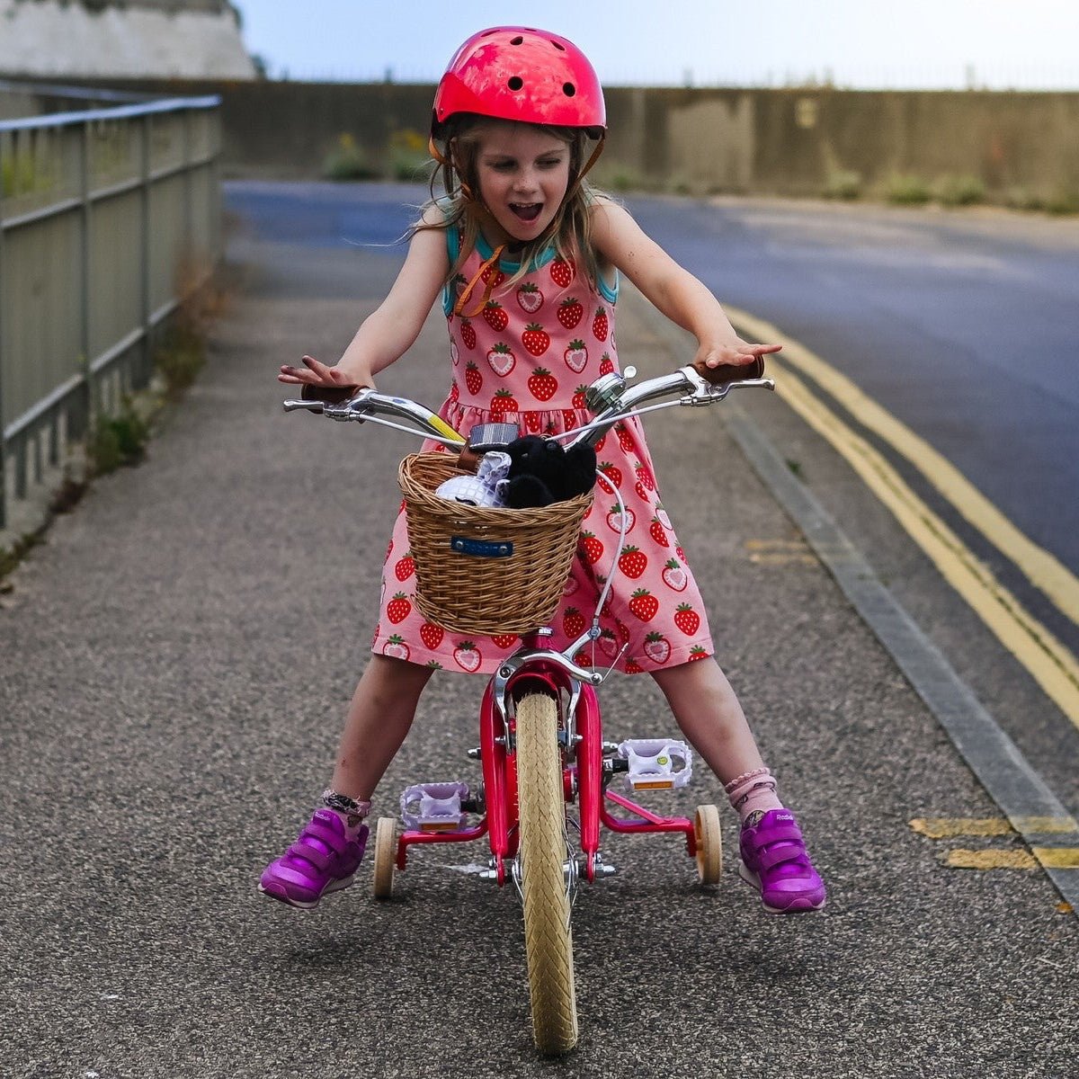 BOBBIN GINGERSNAP 16 children bicycle - cerise - BOBBIN - Evelostore