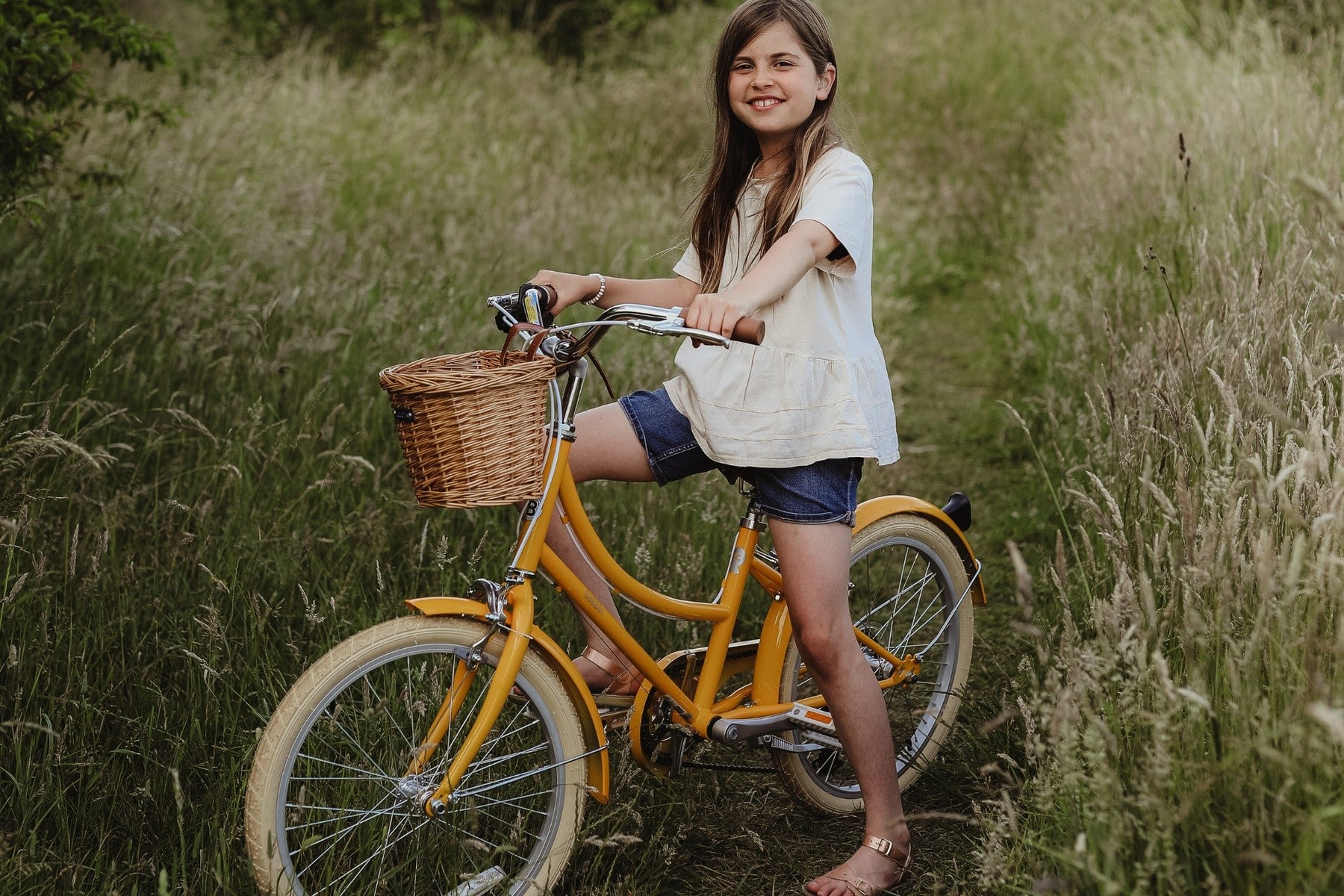 BOBBIN GINGERSNAP 20 children bicycle - yellow - BOBBIN - Evelostore
