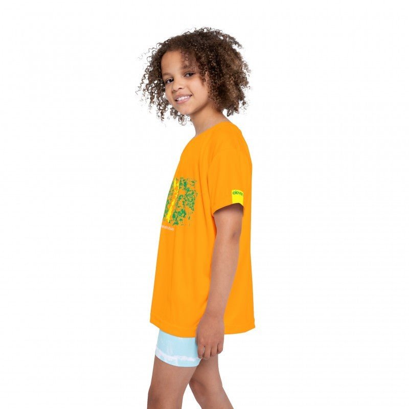 ELEVEN children's sports t-shirt STIRNU BUKS 11 - orange - ELEVEN SPORTSWEAR - Evelostore