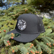 STIRNU BUKS cepure ar taisnu nagu FIVESTARS - melna