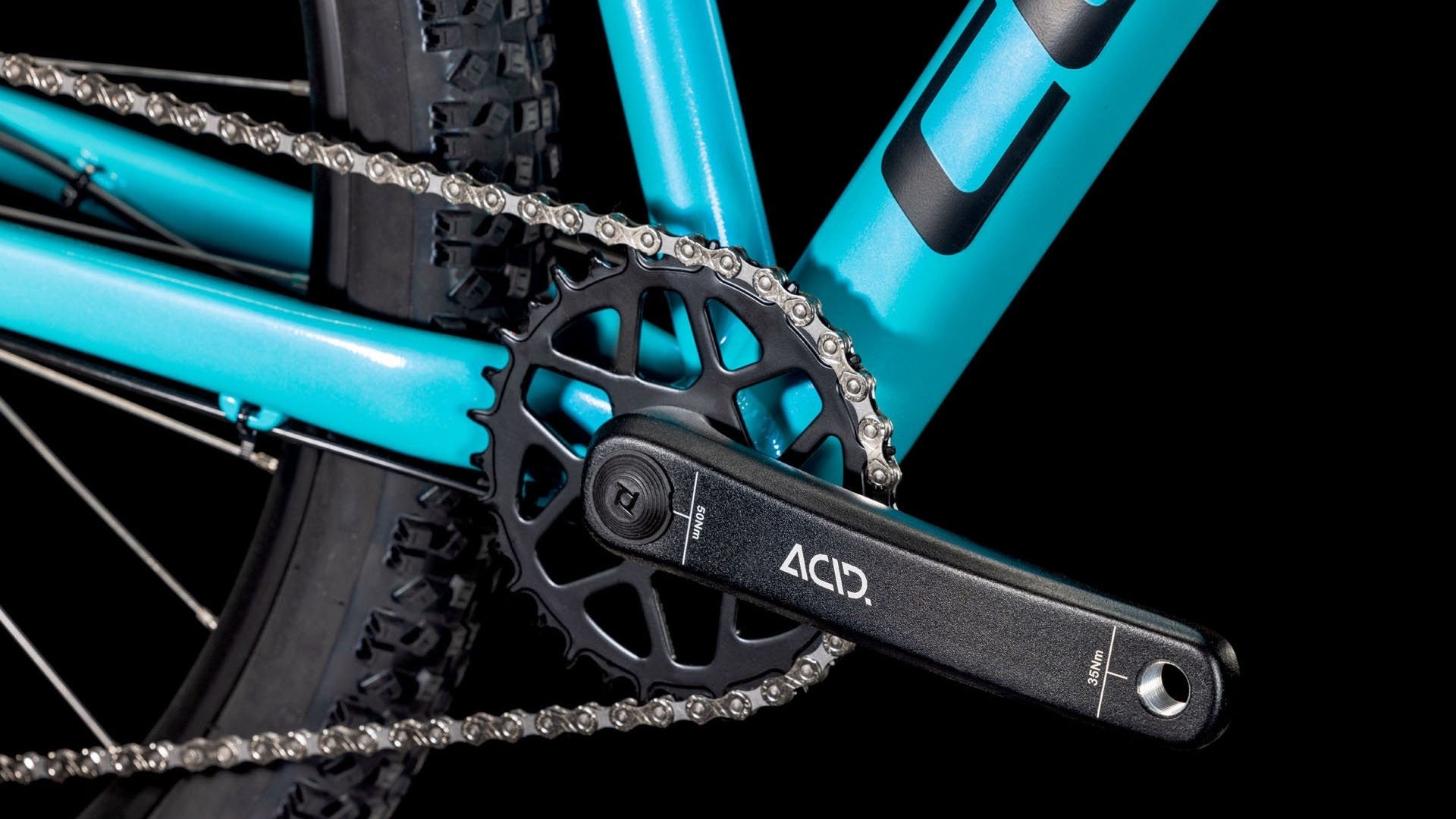 CUBE AIM RACE 29 mountain bike - swimmingpool´n´black - CUBE - Evelostore