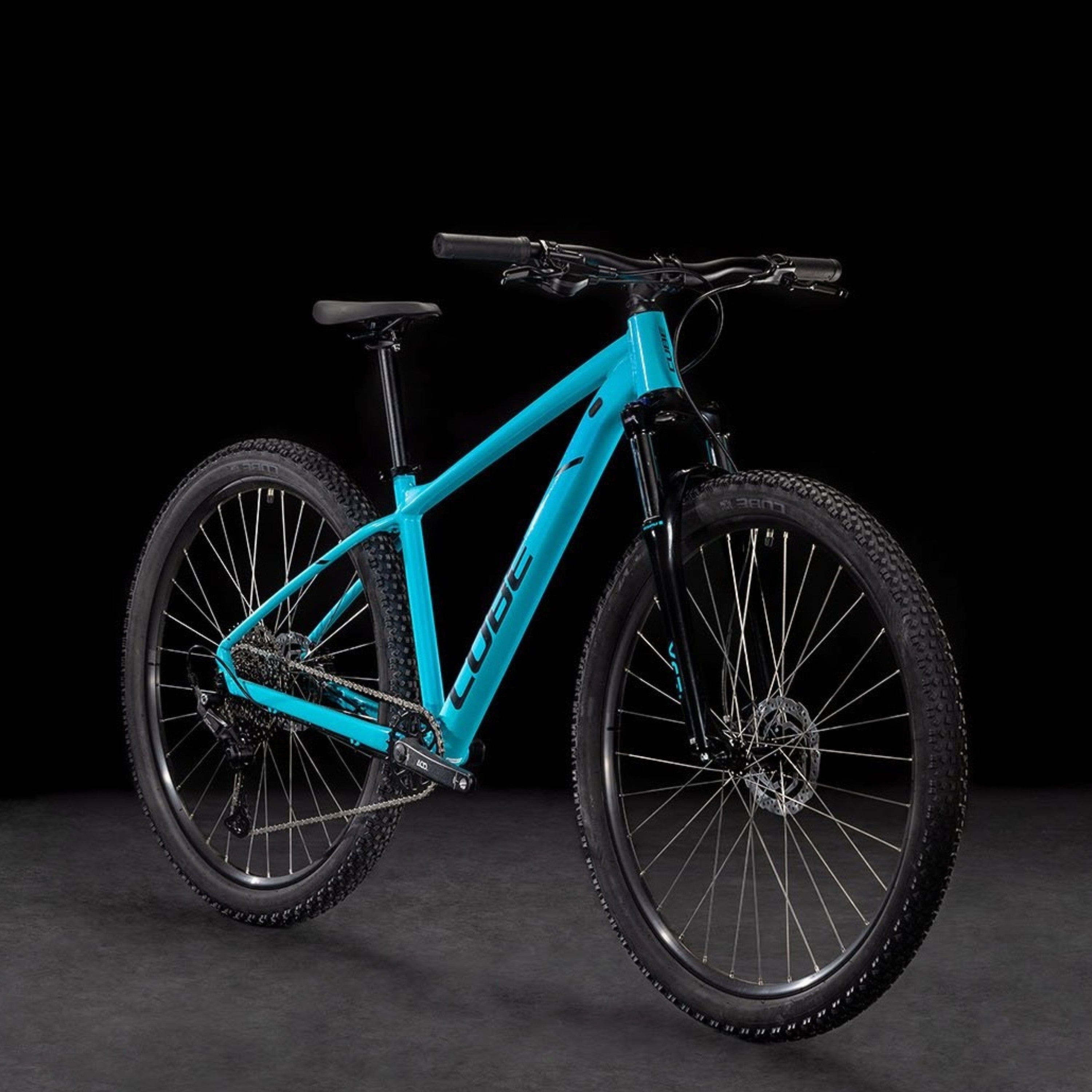 CUBE AIM RACE 29 mountain bike - swimmingpool´n´black - CUBE - Evelostore