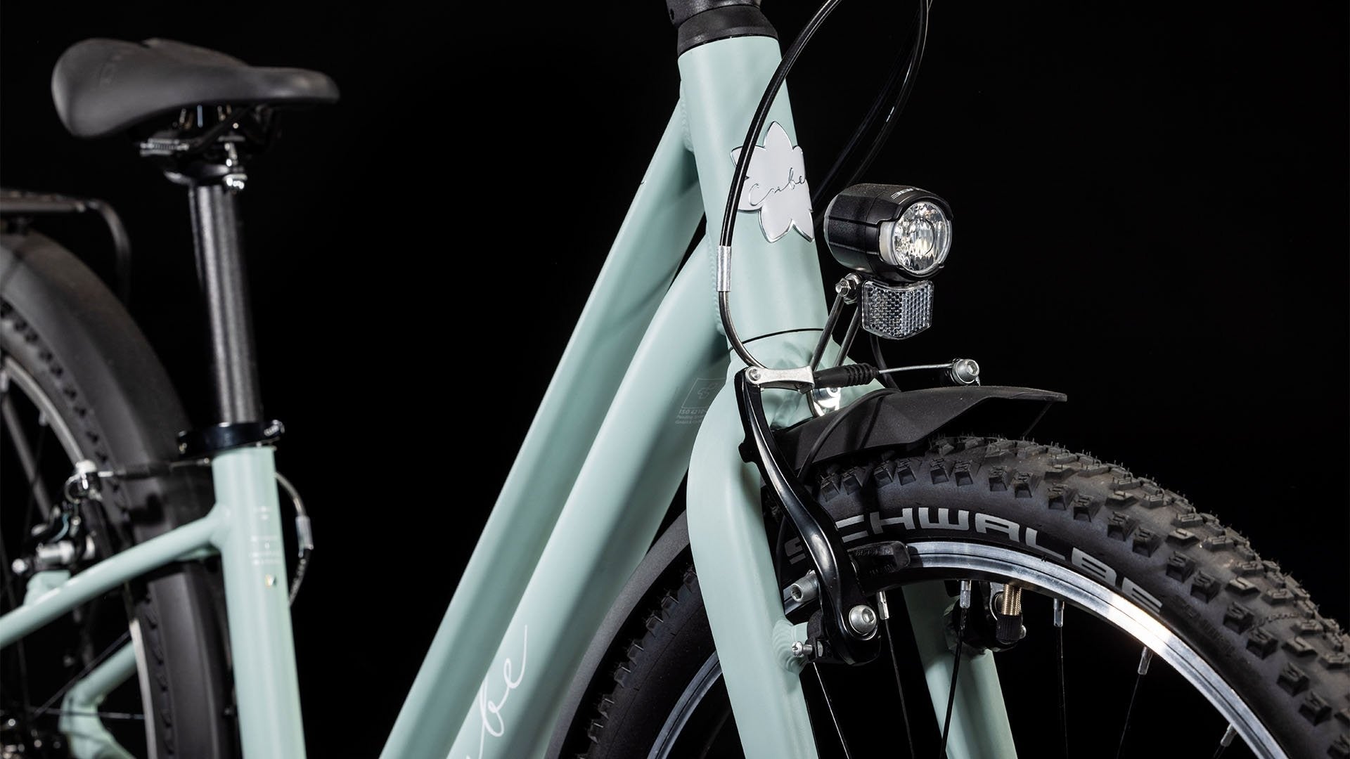 CUBE ELLA 240 children bicycle - aloegreen´n´white - CUBE - Evelostore