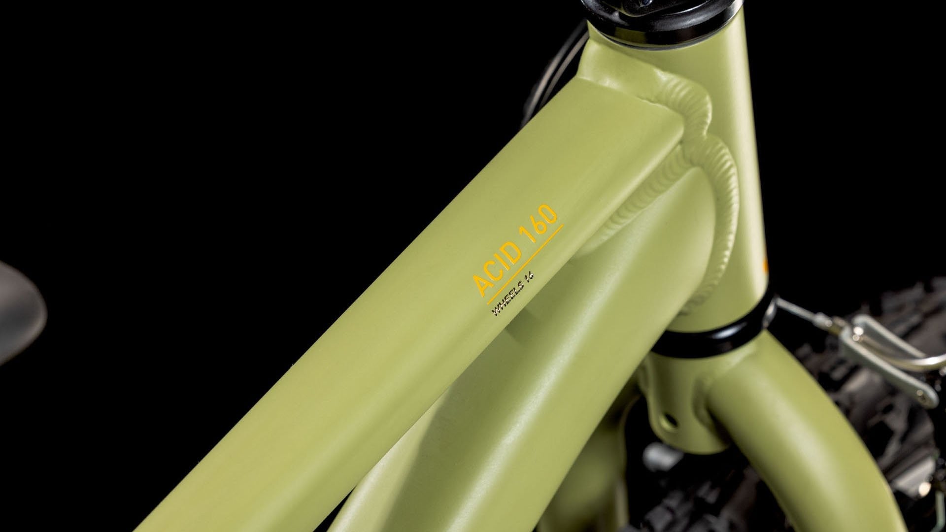 CUBE ACID 160 children bicycle - lightolive/orange - CUBE - Evelostore