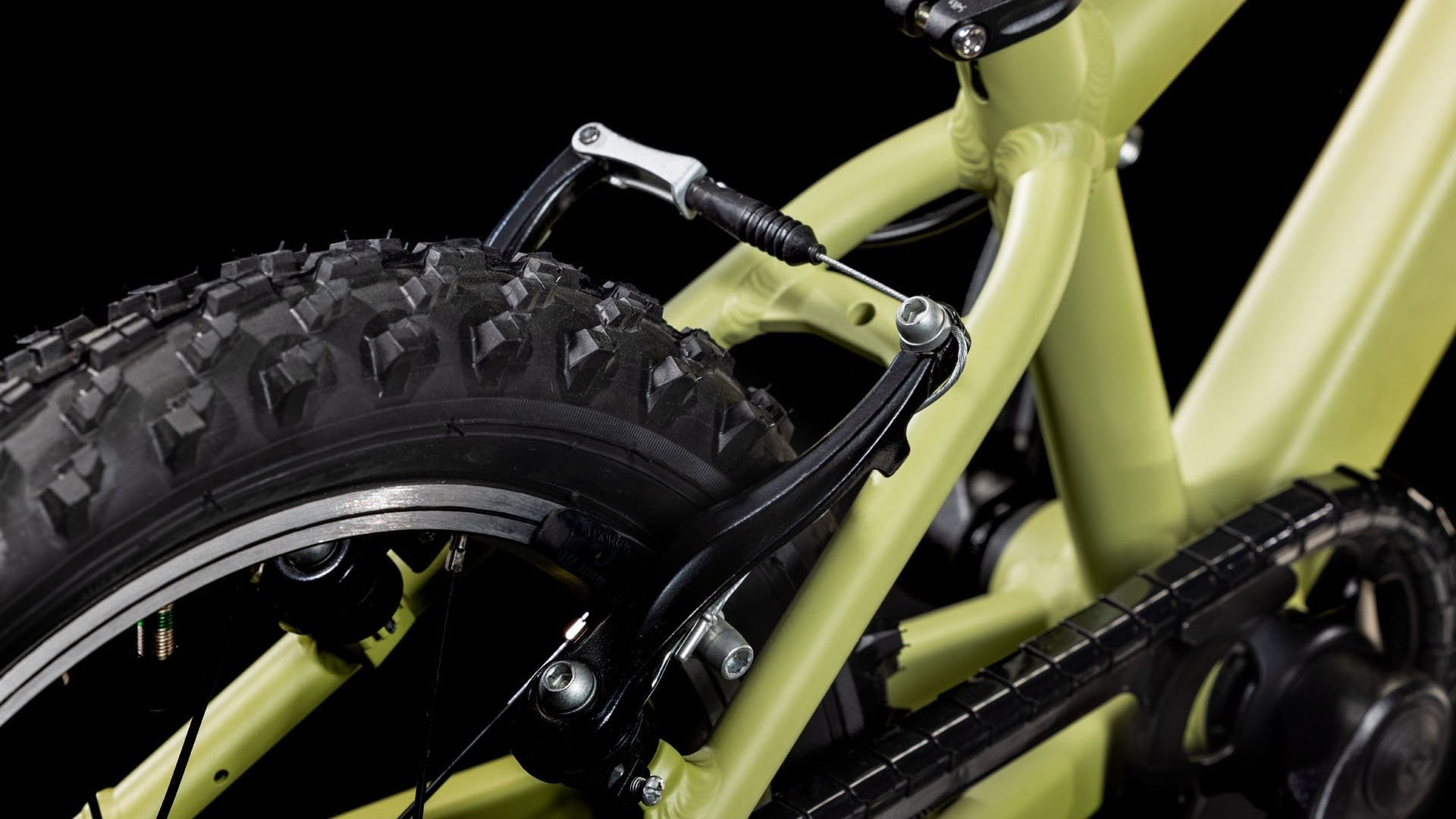 CUBE ACID 160 children bicycle - lightolive/orange - CUBE - Evelostore