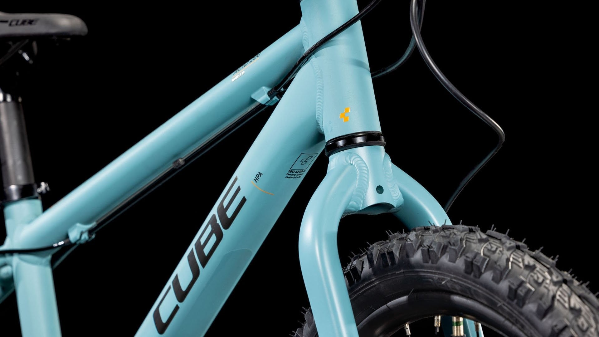 CUBE ACID 200 DISC children bicycle - tealblue/orange - CUBE - Evelostore