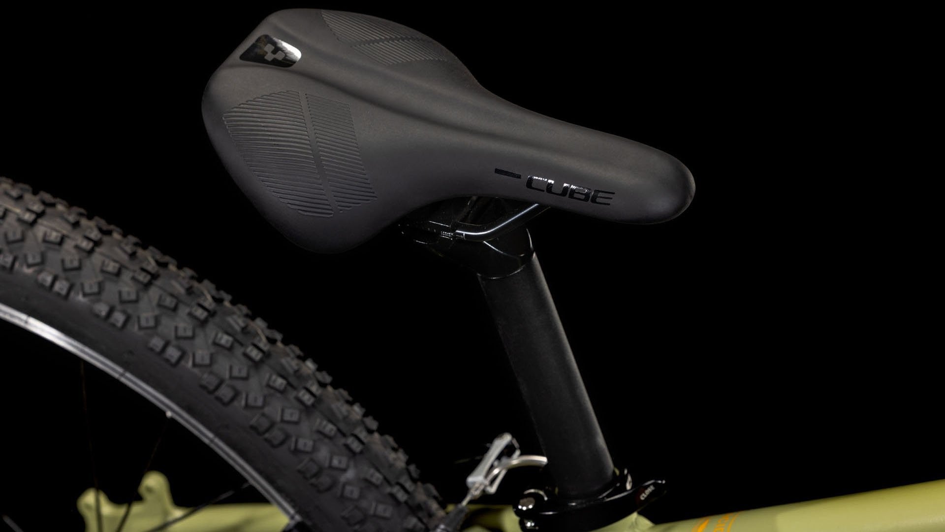 CUBE ACID 240 children bicycle - lightolive/orange - CUBE - Evelostore