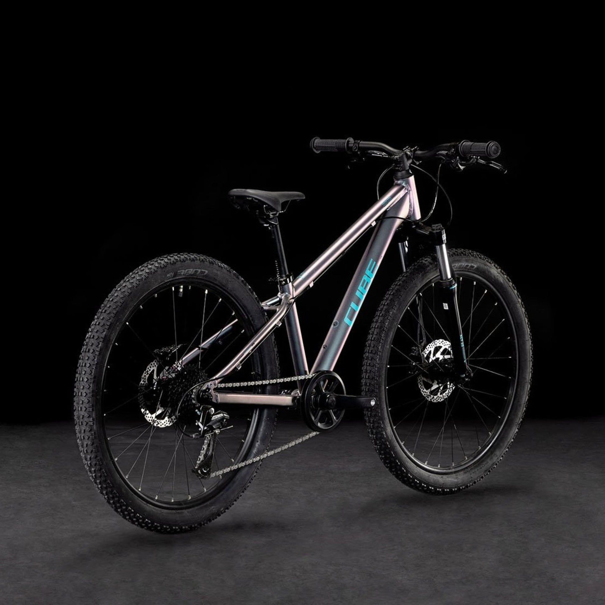 CUBE ACID 240 DISC children bicycle - galactic/cyan - CUBE - Evelostore