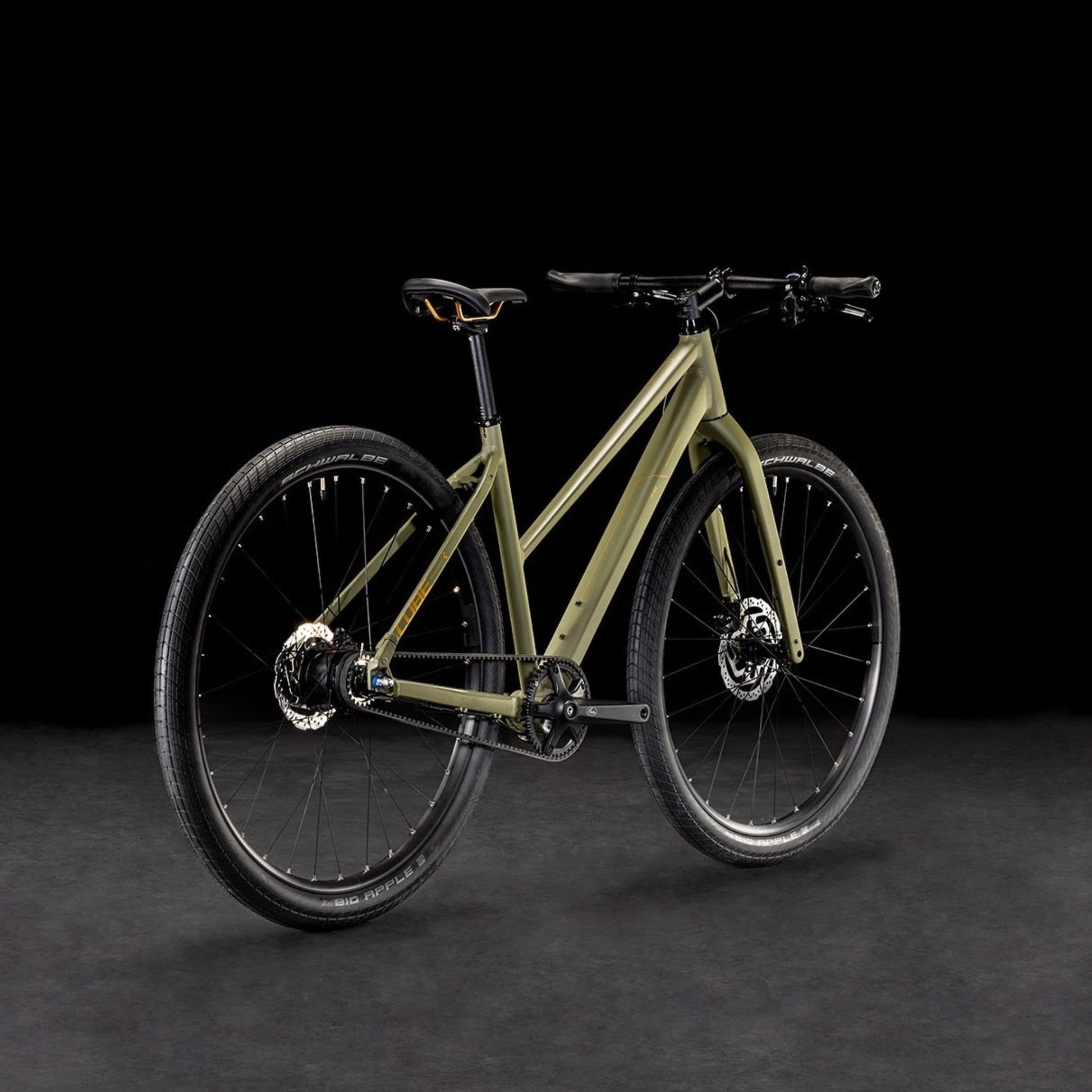 CUBE HYDE PRO 29 city bike - dustyolive´n´gold - CUBE - Evelostore