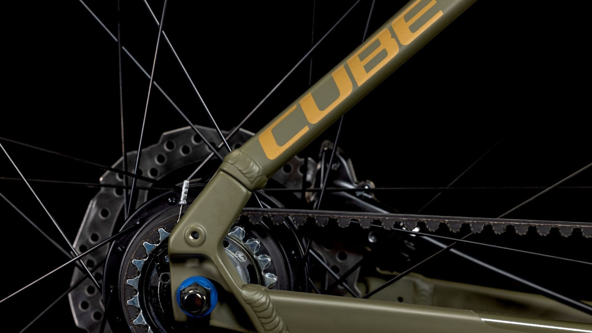 CUBE HYDE PRO 29 city bike - dustyolive´n´gold - CUBE - Evelostore