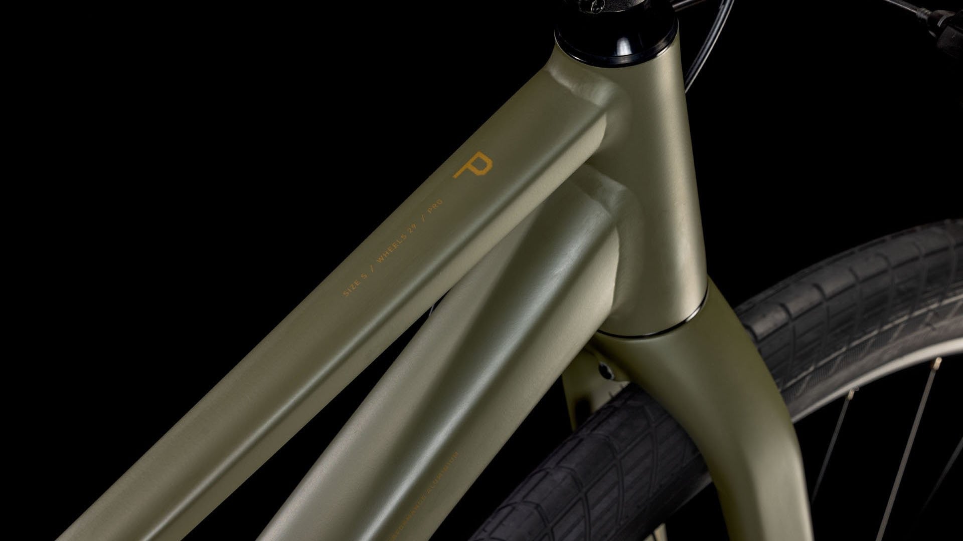CUBE HYDE PRO 29 city bike - dustyolive´n´gold - CUBE - Evelostore