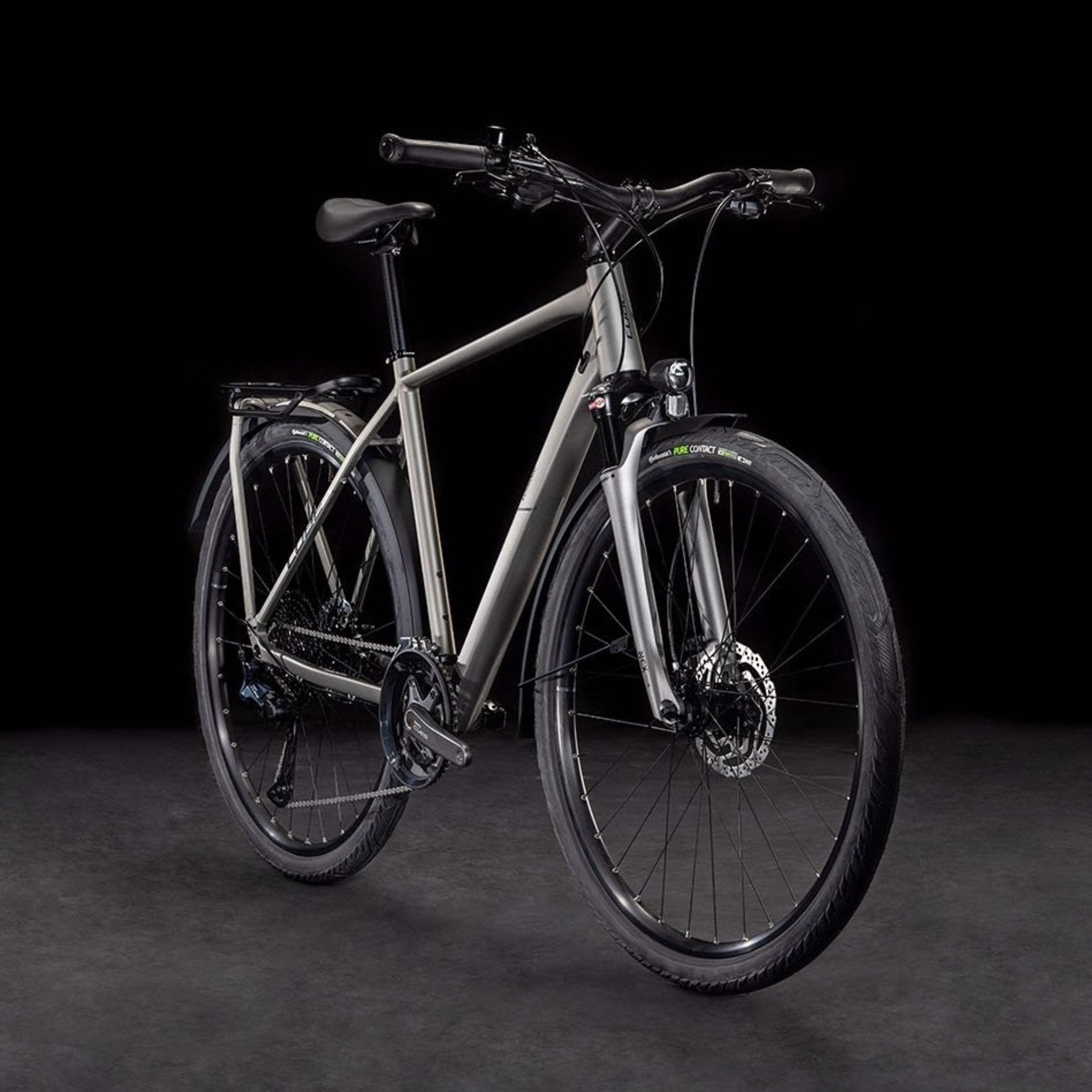 CUBE KATHMANDU EXC 28 trekking bike - grey´n´black - CUBE - Evelostore