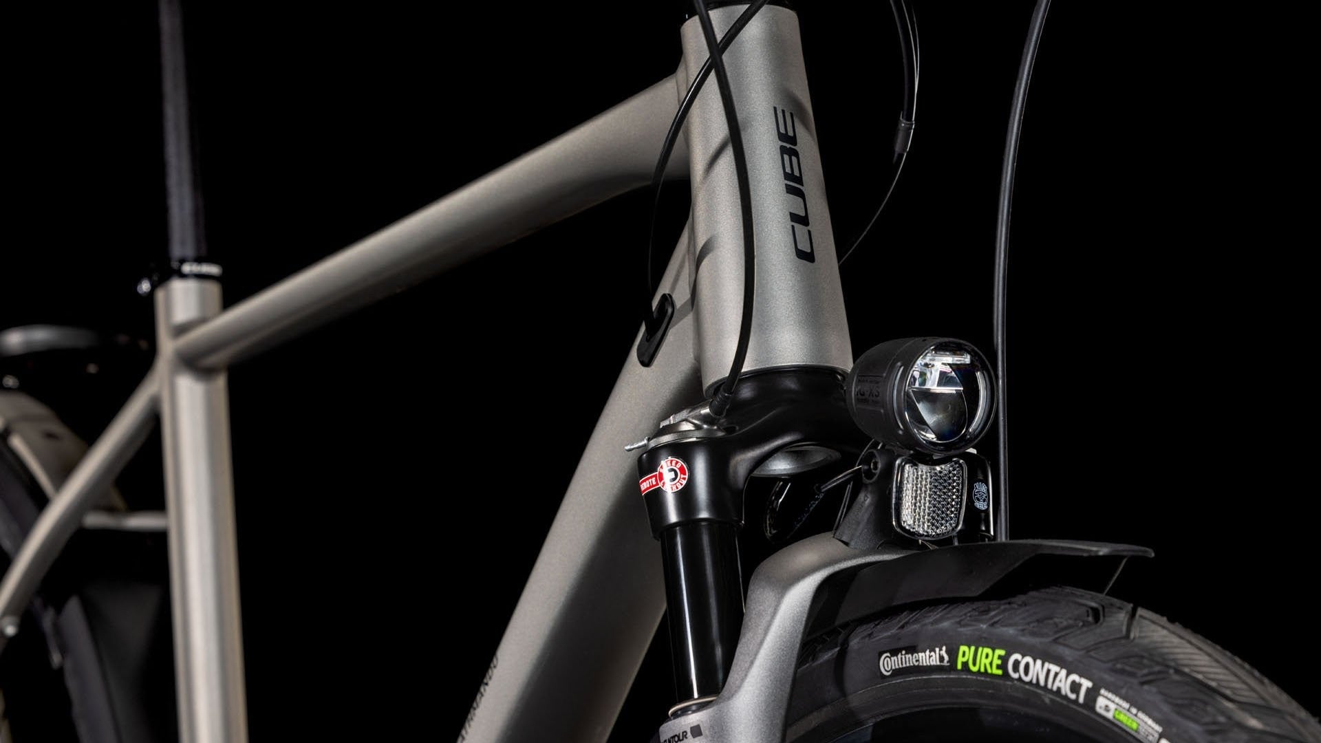 CUBE KATHMANDU EXC 28 trekking bike - grey´n´black - CUBE - Evelostore
