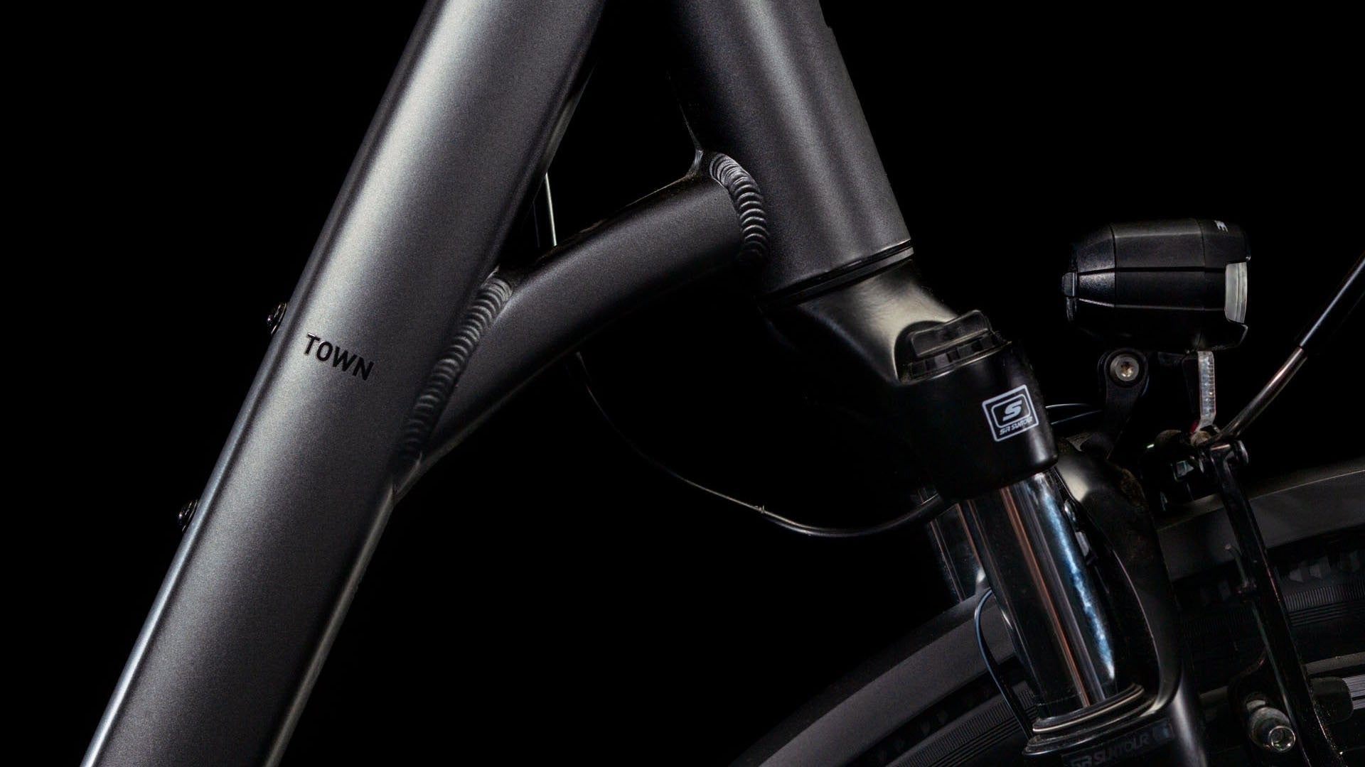 CUBE TOWN ONE 28 city bike - slateblack´n´lunar - CUBE - Evelostore