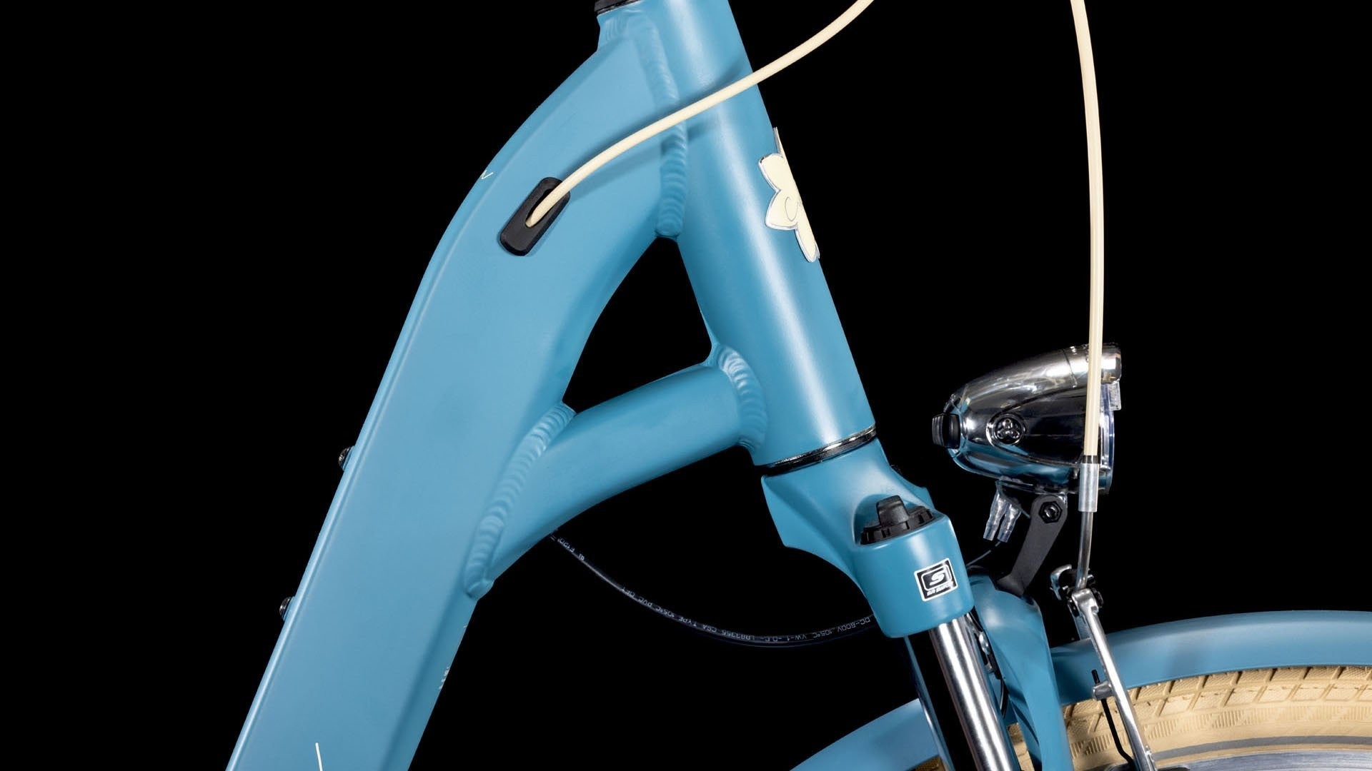 CUBE ELLA 28 city bike - sphereblue´n´creme - CUBE - Evelostore
