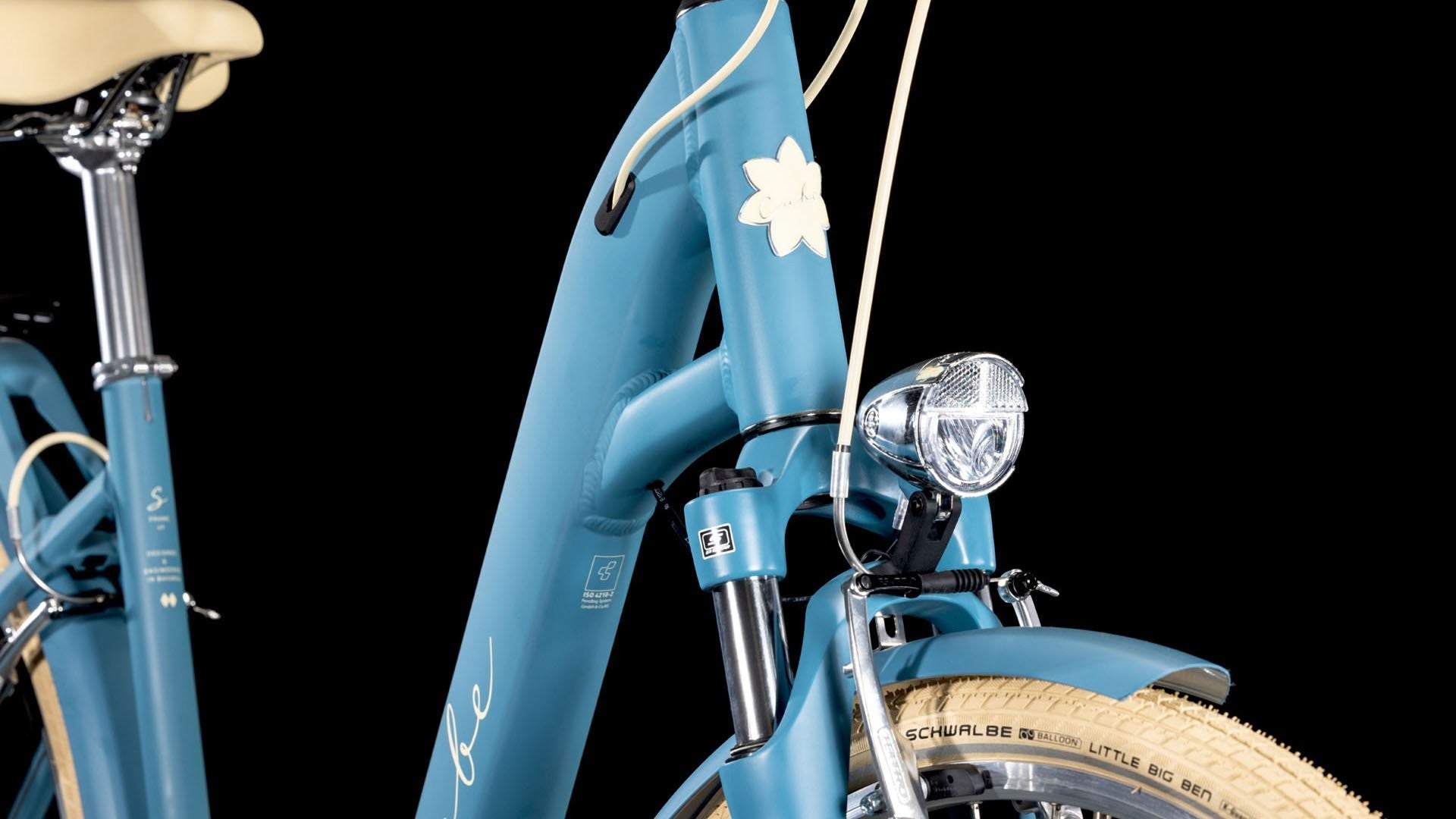 CUBE ELLA 28 city bike - sphereblue´n´creme - CUBE - Evelostore