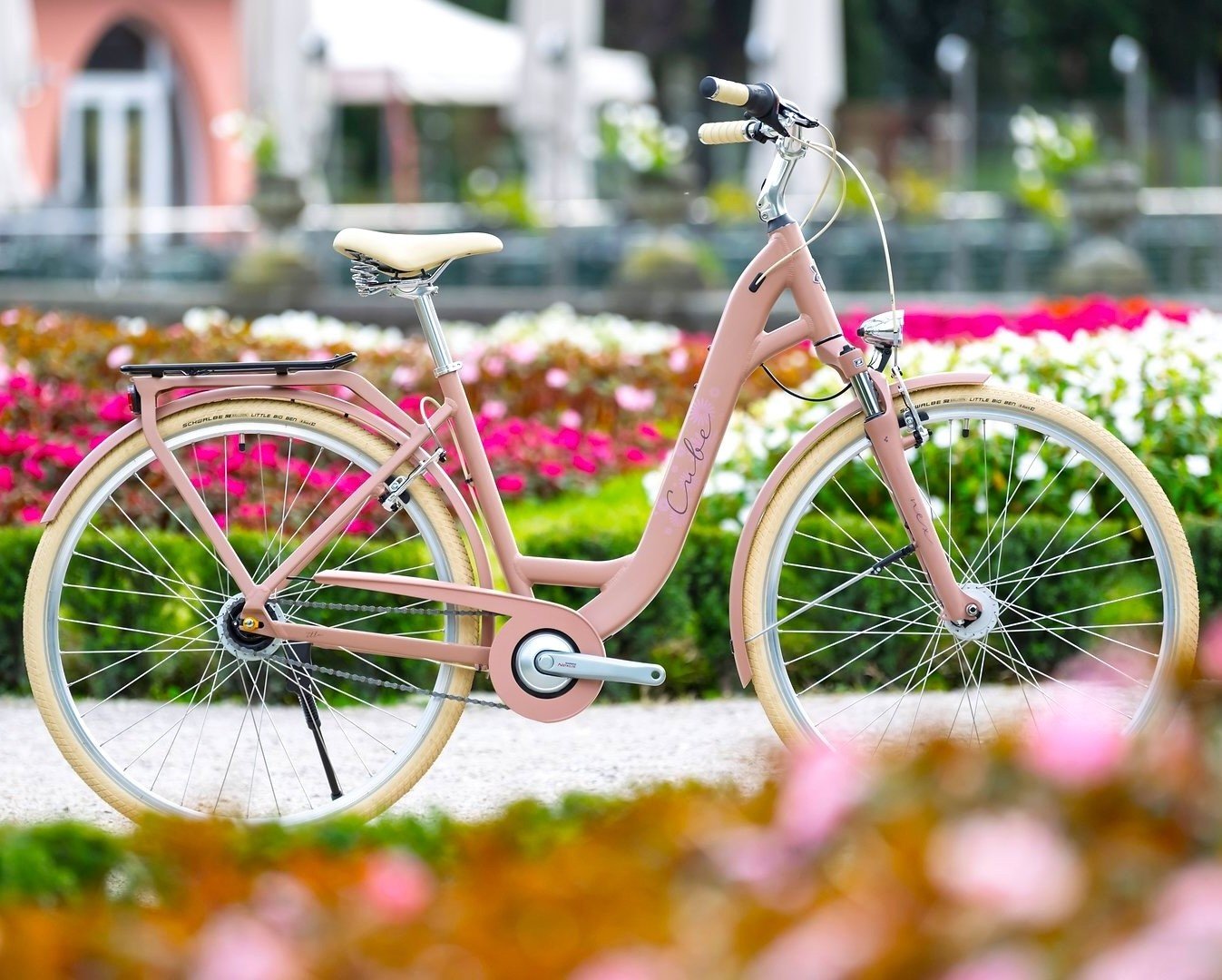 cube e-bike rosa damen CUBE ELLA city bike