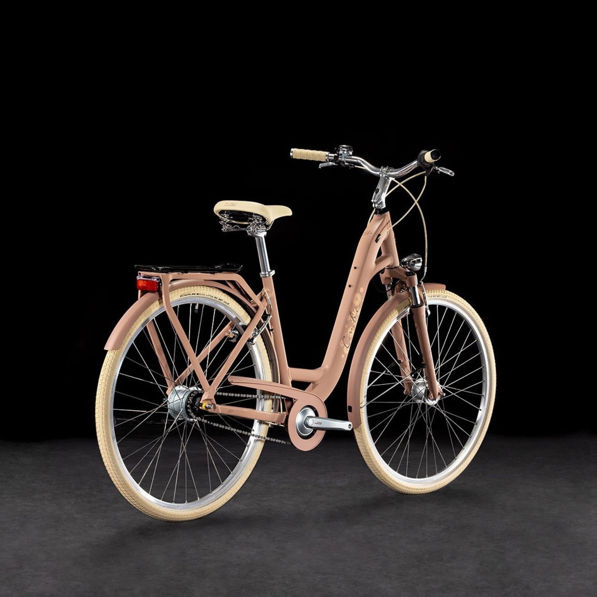 cube e bike rosegold CUBE ELLA city bike