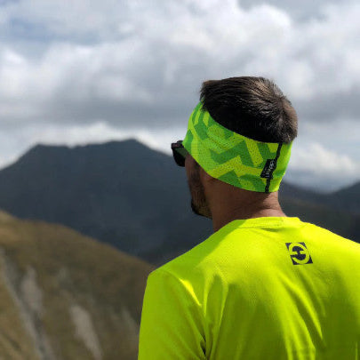 Fascia per capelli ELEVEN SPORTSWEAR AIR VERTICAL fluo