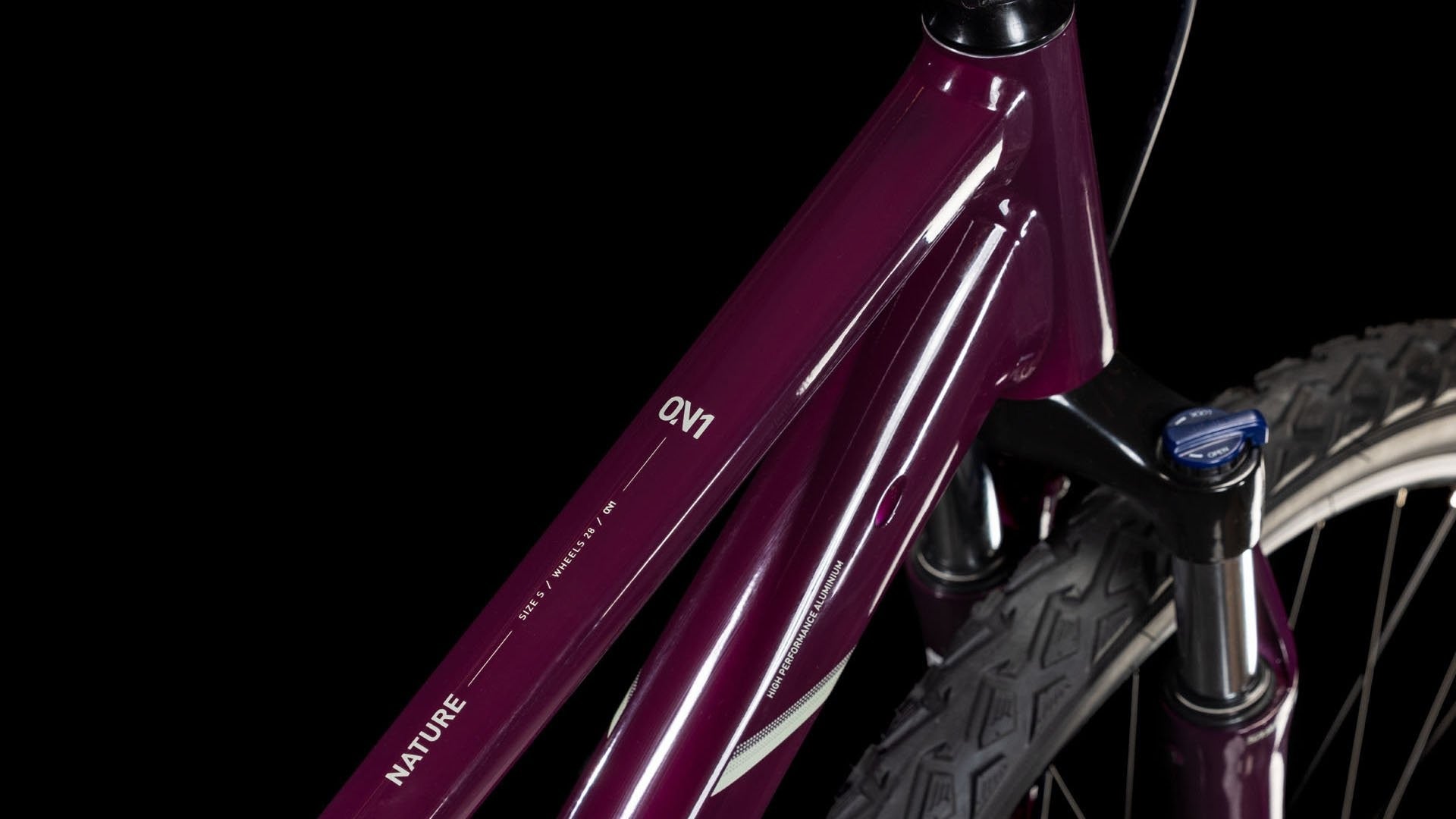 CUBE NATURE ONE 28 trekking bike - amarone´n´lunar - CUBE - Evelostore