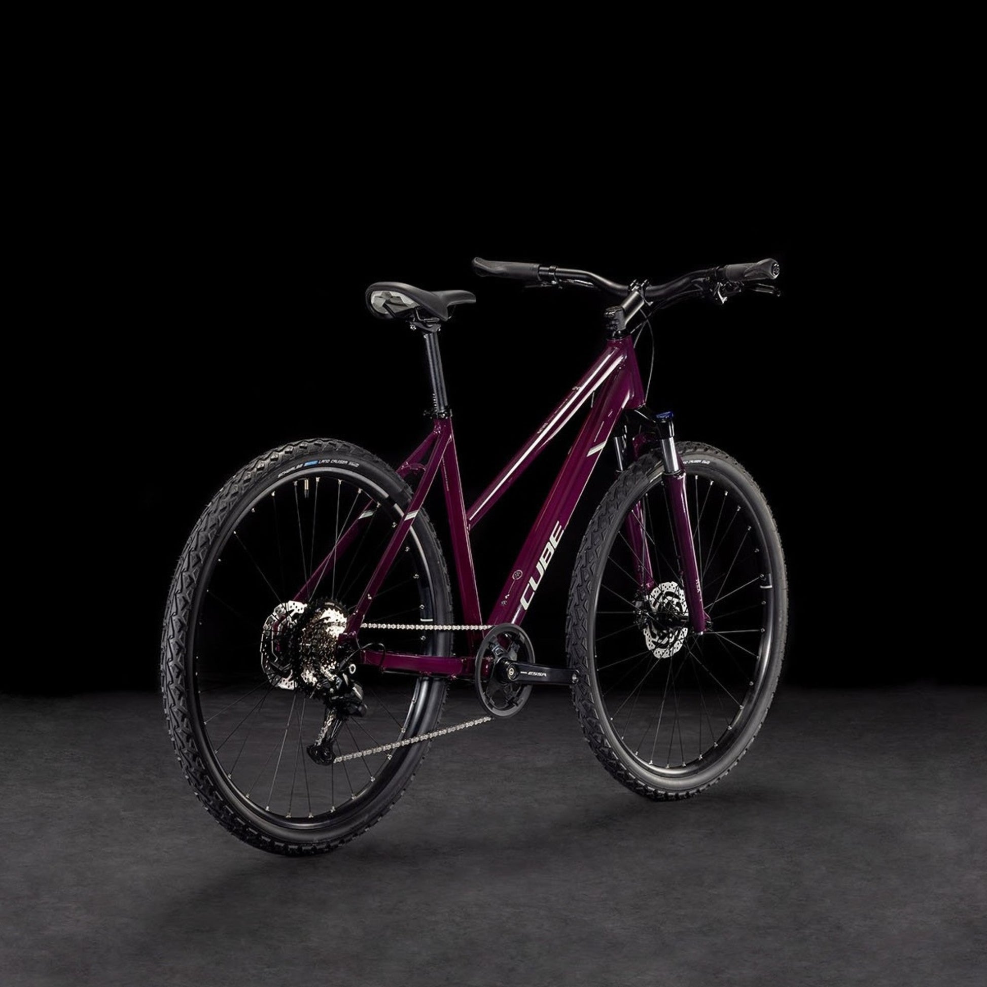 CUBE NATURE ONE 28 trekking bike - amarone´n´lunar - CUBE - Evelostore