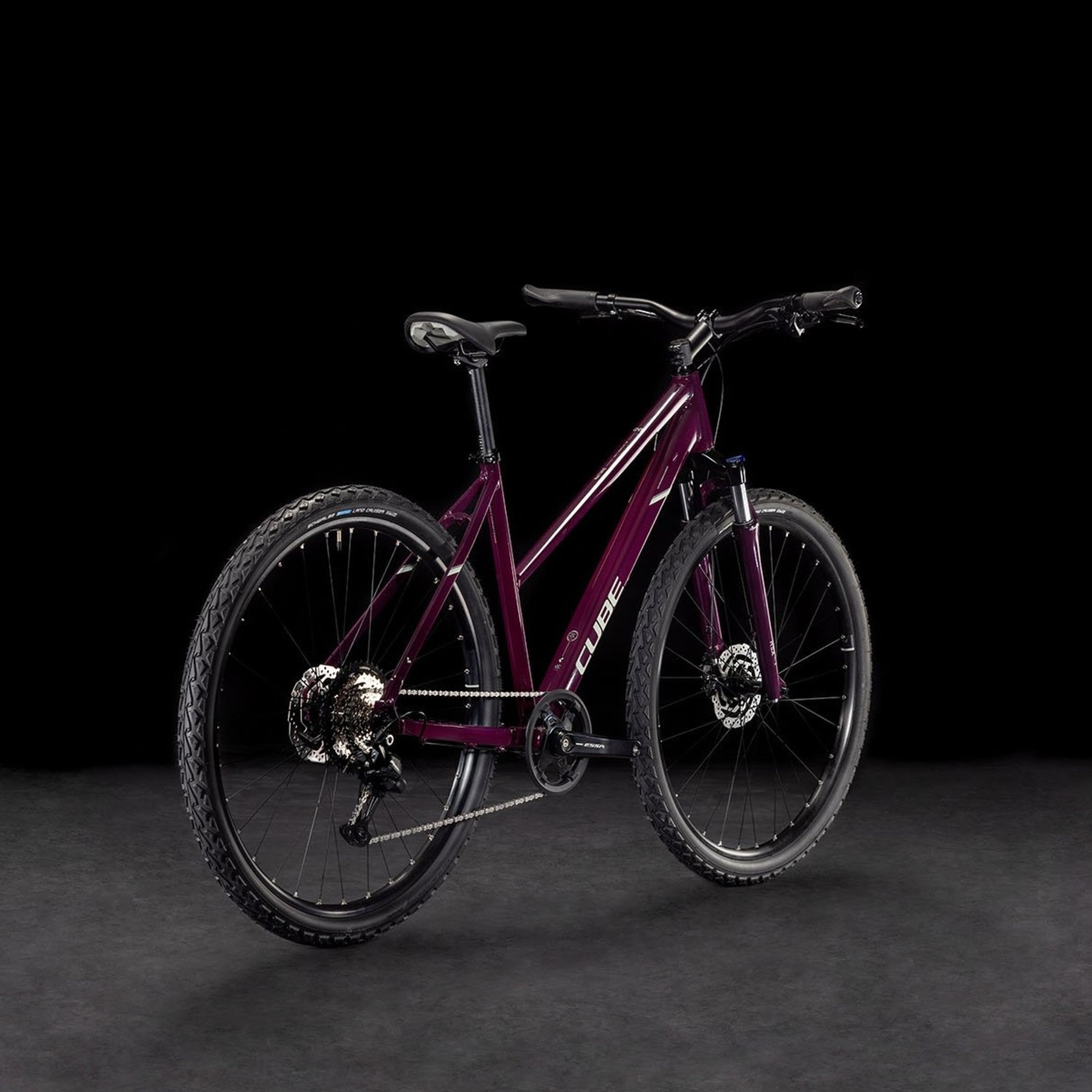 CUBE NATURE ONE 28 trekking bike - amarone´n´lunar