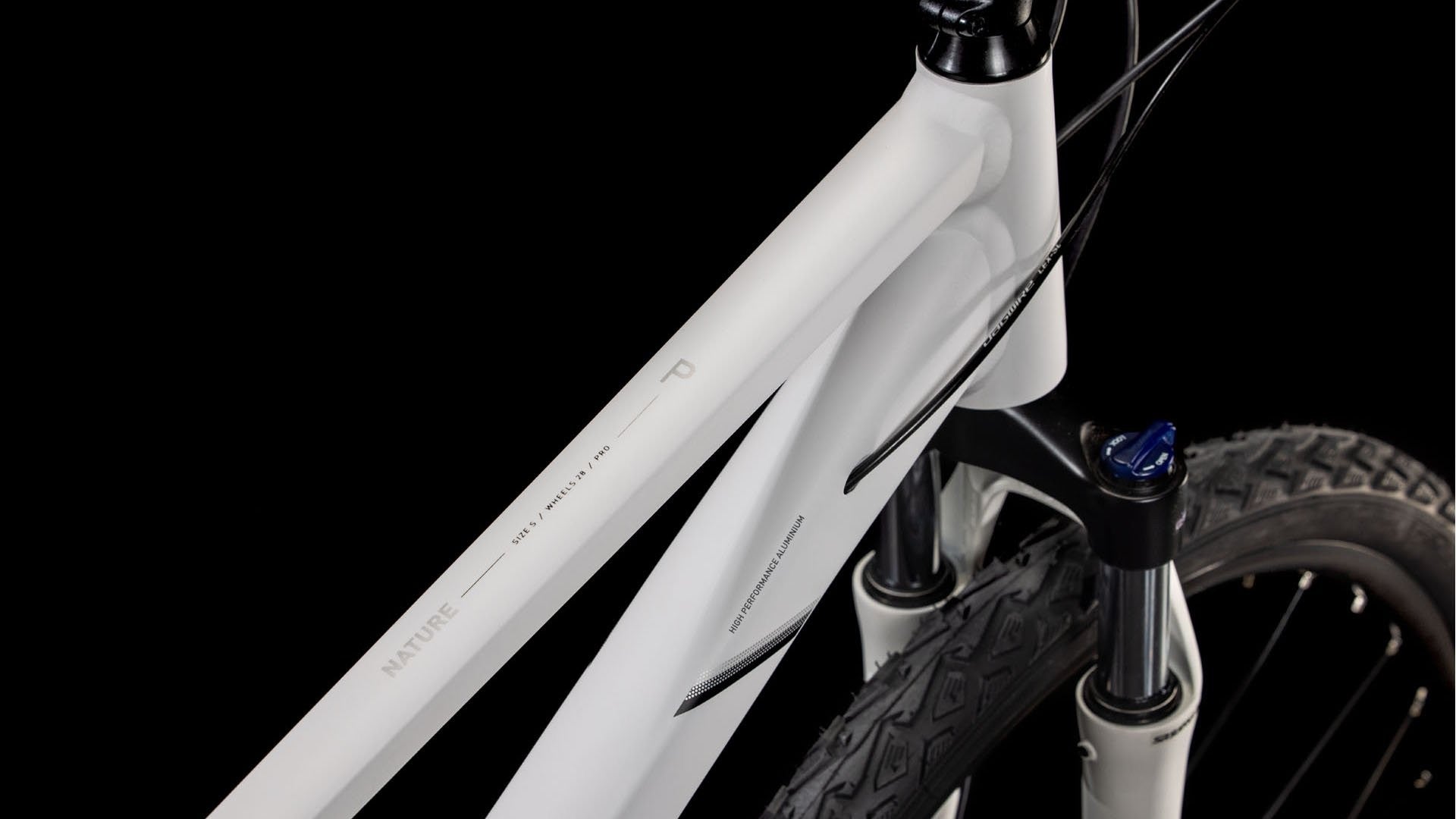 CUBE NATURE PRO 28 trekking bike - cotton´n´grey - CUBE - Evelostore