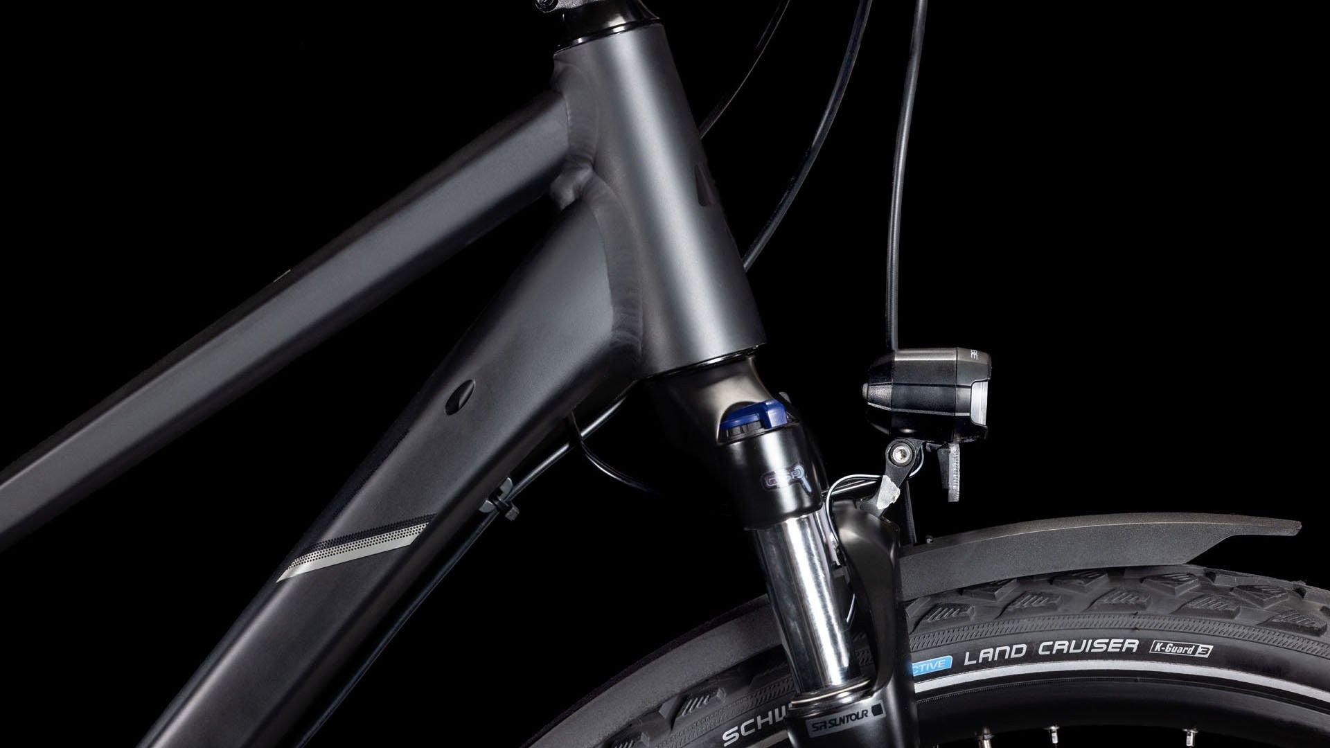 Vélo de trekking CUBE NATURE ONE ALLROAD - noir