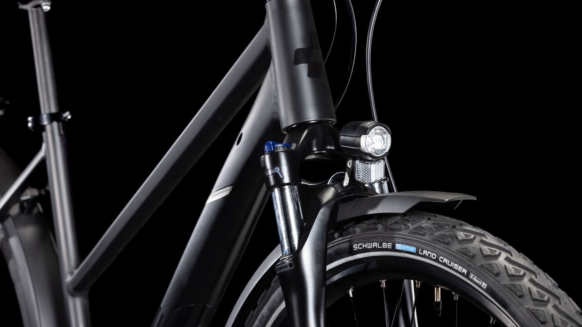 Vélo de trekking CUBE NATURE ONE ALLROAD - noir
