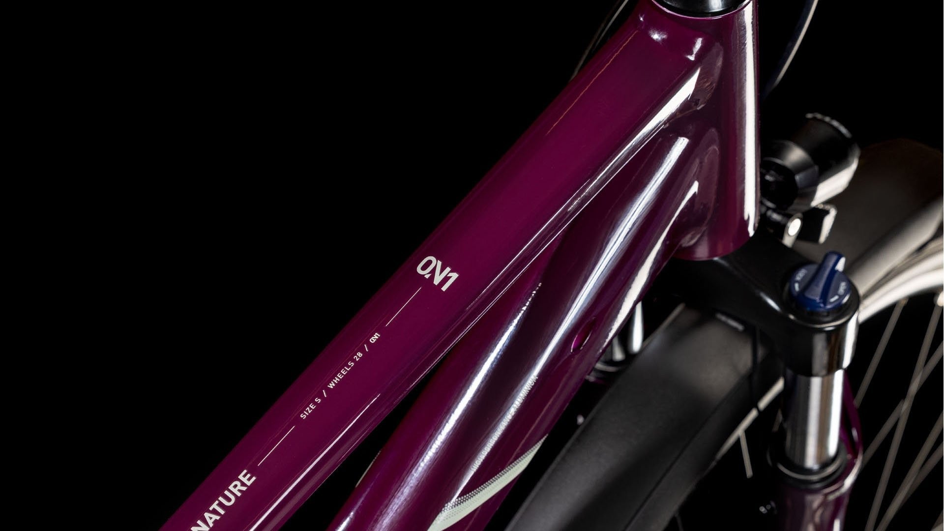 CUBE NATURE ONE ALLROAD trekking bike - amarone/lunar - CUBE - Evelostore