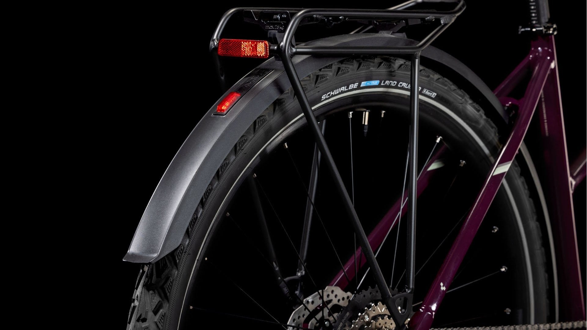 CUBE NATURE ONE ALLROAD trekking bike - amarone/lunar - CUBE - Evelostore