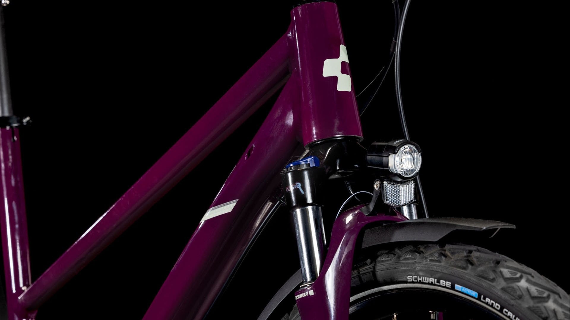 CUBE NATURE ONE ALLROAD trekking bike - amarone/lunar - CUBE - Evelostore