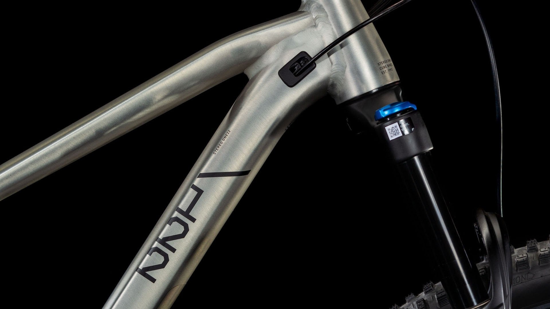 CUBE STEREO ONE22 RACE 29 full suspension bike - rawmetal/black