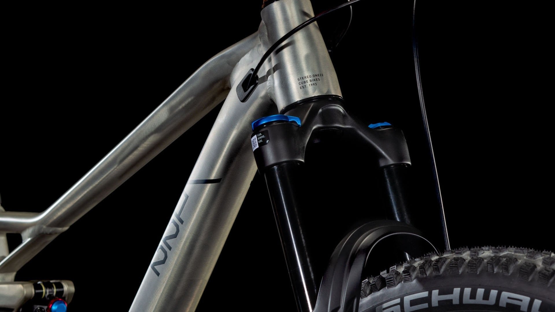 CUBE STEREO ONE22 RACE 29 full suspension bike - rawmetal/black