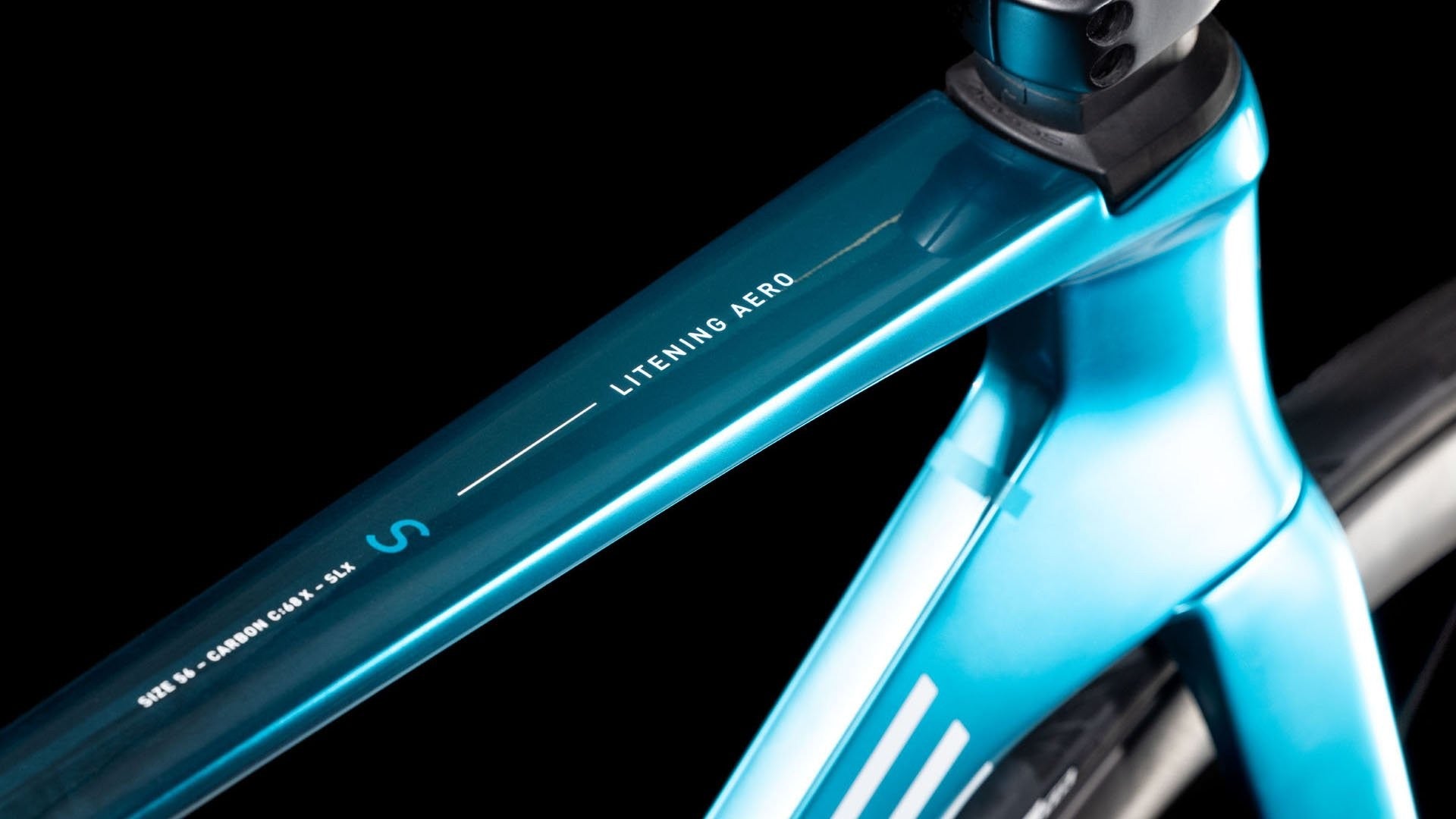 CUBE LITENING AERO C:68X SLX carbon road bike - chromeblue´n´liquidblue - CUBE - Evelostore