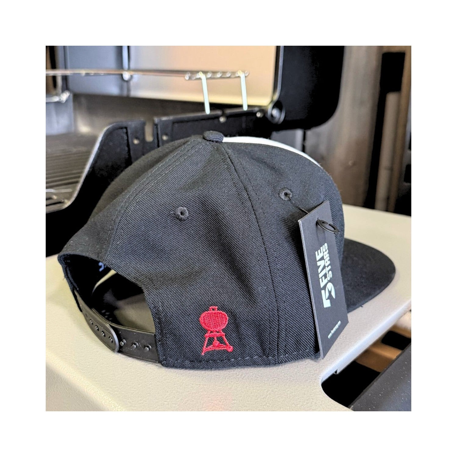 WEBER X EVELOSTORE flat cap FIVESTARS - black/white/red - 5STAR - Evelostore