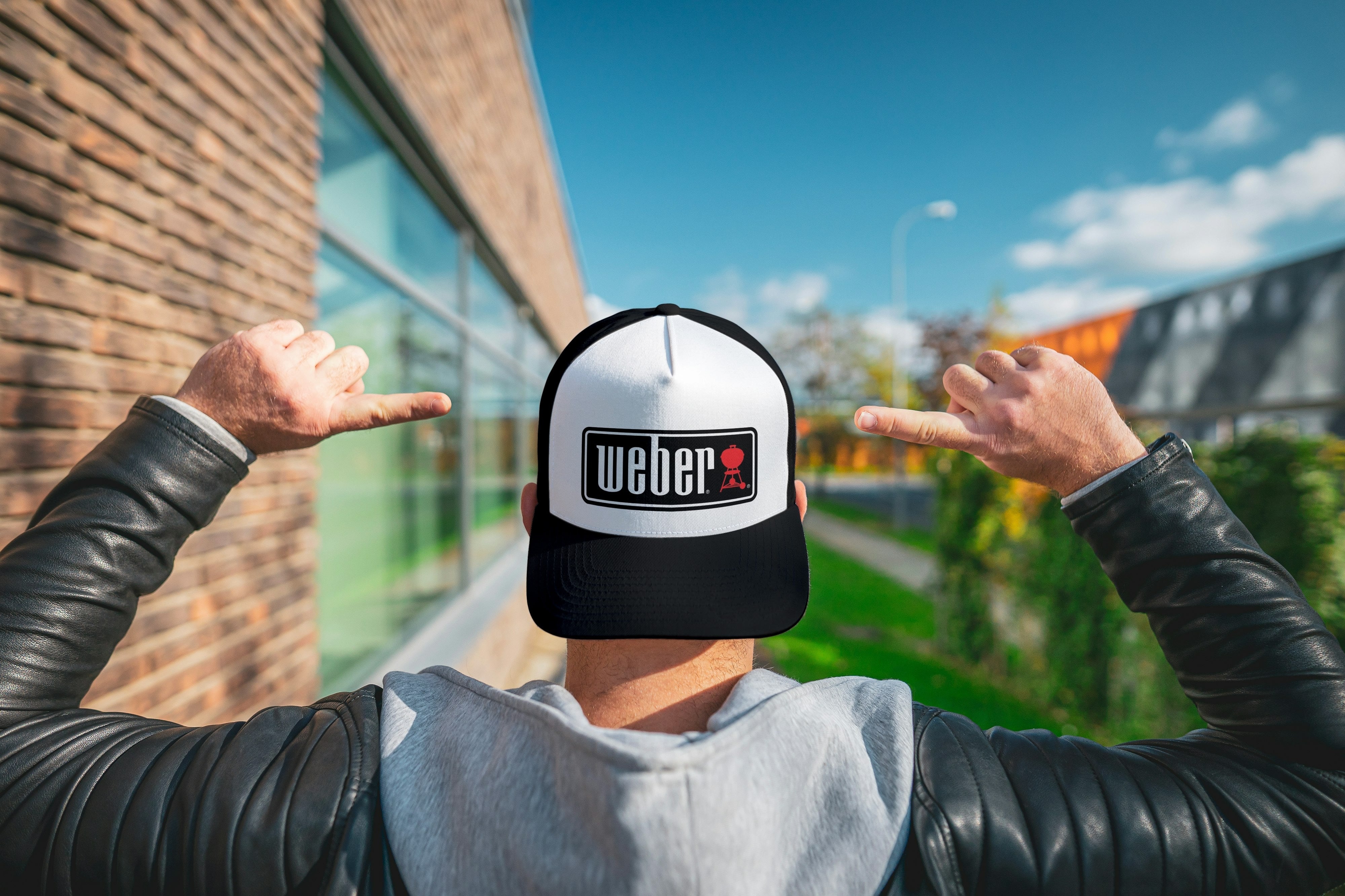 WEBER X EVELOSTORE flat cap FIVESTARS - black/white/red - 5STAR - Evelostore