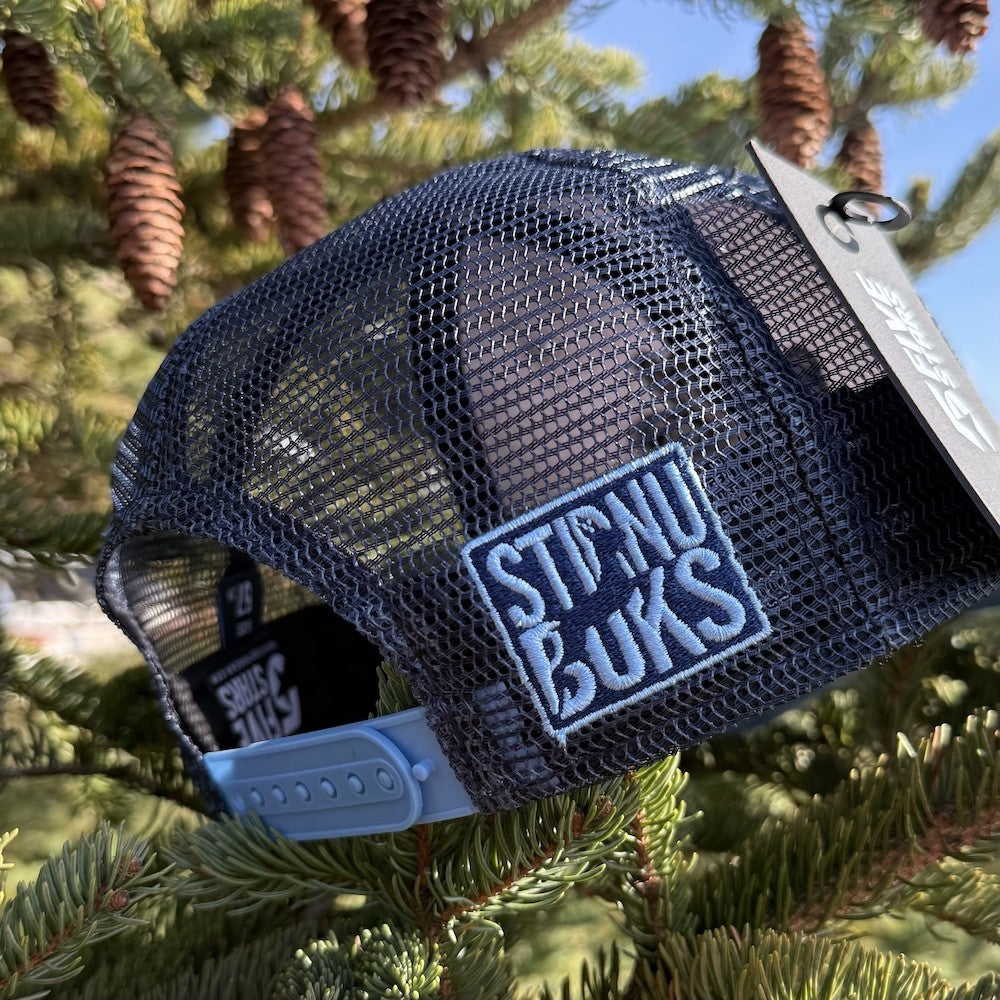 STIRNU BUKS cepure ar saliektu nagu FIVE gaiši zila