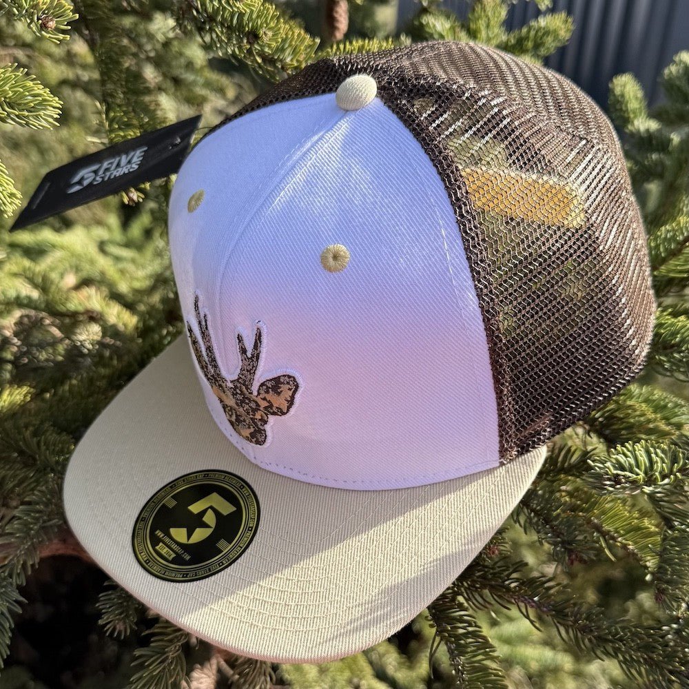 STIRNU BUKS Flat Cap FIVESTARS beige/brown - ELEVEN SPORTSWEAR - Evelostore