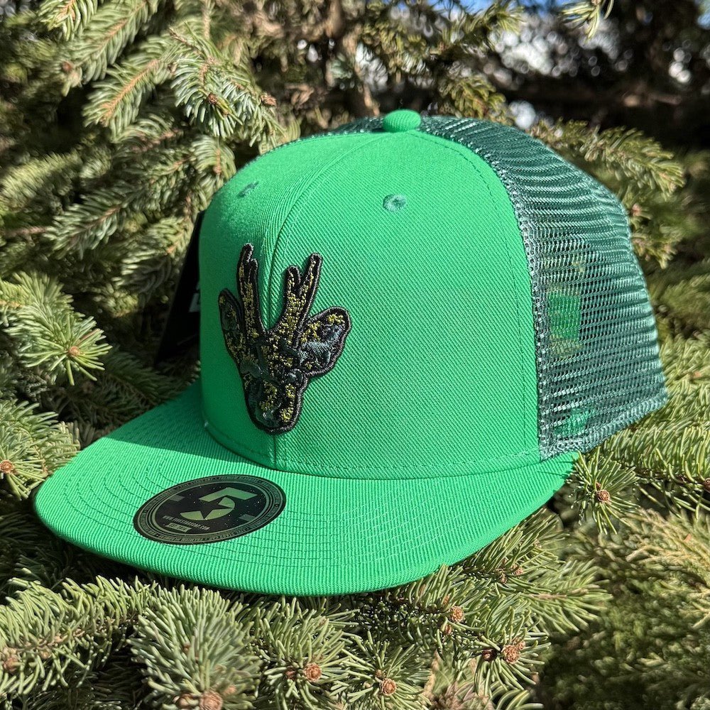 STIRNU BUKS Flat Cap FIVESTARS green - ELEVEN SPORTSWEAR - Evelostore