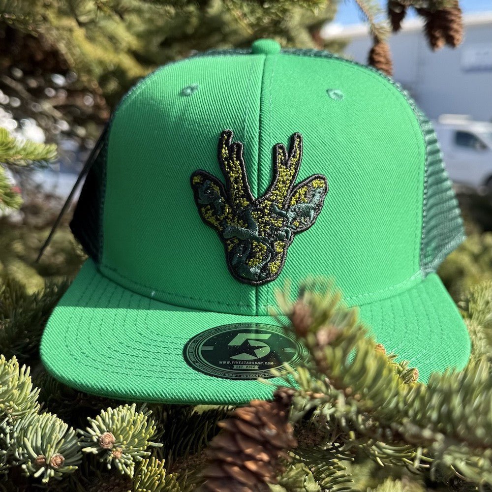 STIRNU BUKS Flat Cap FIVESTARS green - ELEVEN SPORTSWEAR - Evelostore