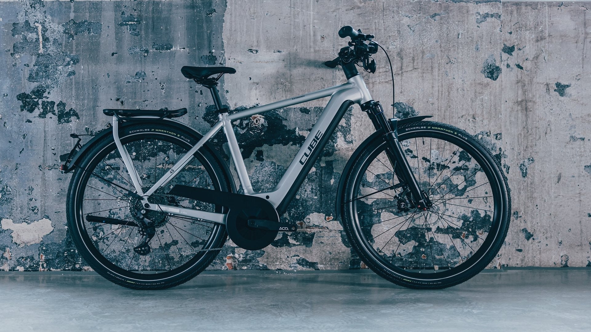CUBE KATHMANDU HYBRID 45 750 28 electric bike - grey´n´reflex - CUBE - Evelostore